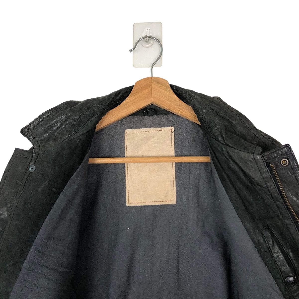 Japanese Brand VINTAGE LEATHER BOMBER JACKET JAPAN ISSEY MIYAKE Size US M / EU 48-50 / 2 - 10 Thumbnail
