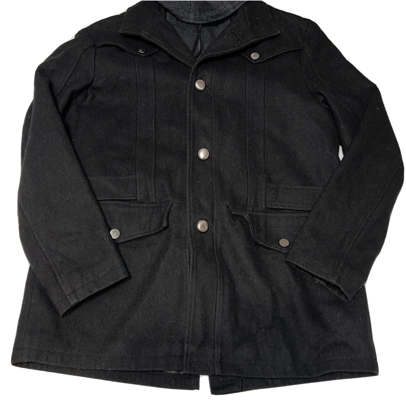 Coogi Coogi Mens Black Wool Blend Heavy Jacket Coat Size Large Size US L / EU 52-54 / 3 - 1 Thumbnail