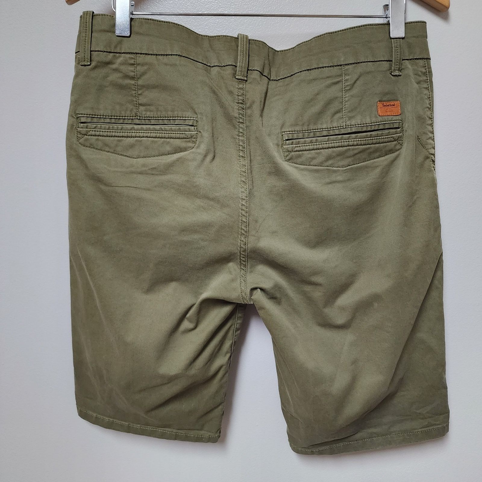 Timberland Mens Timberland Green Straight Shorts size 32 Size US 32 / EU 48 - 2 Thumbnail