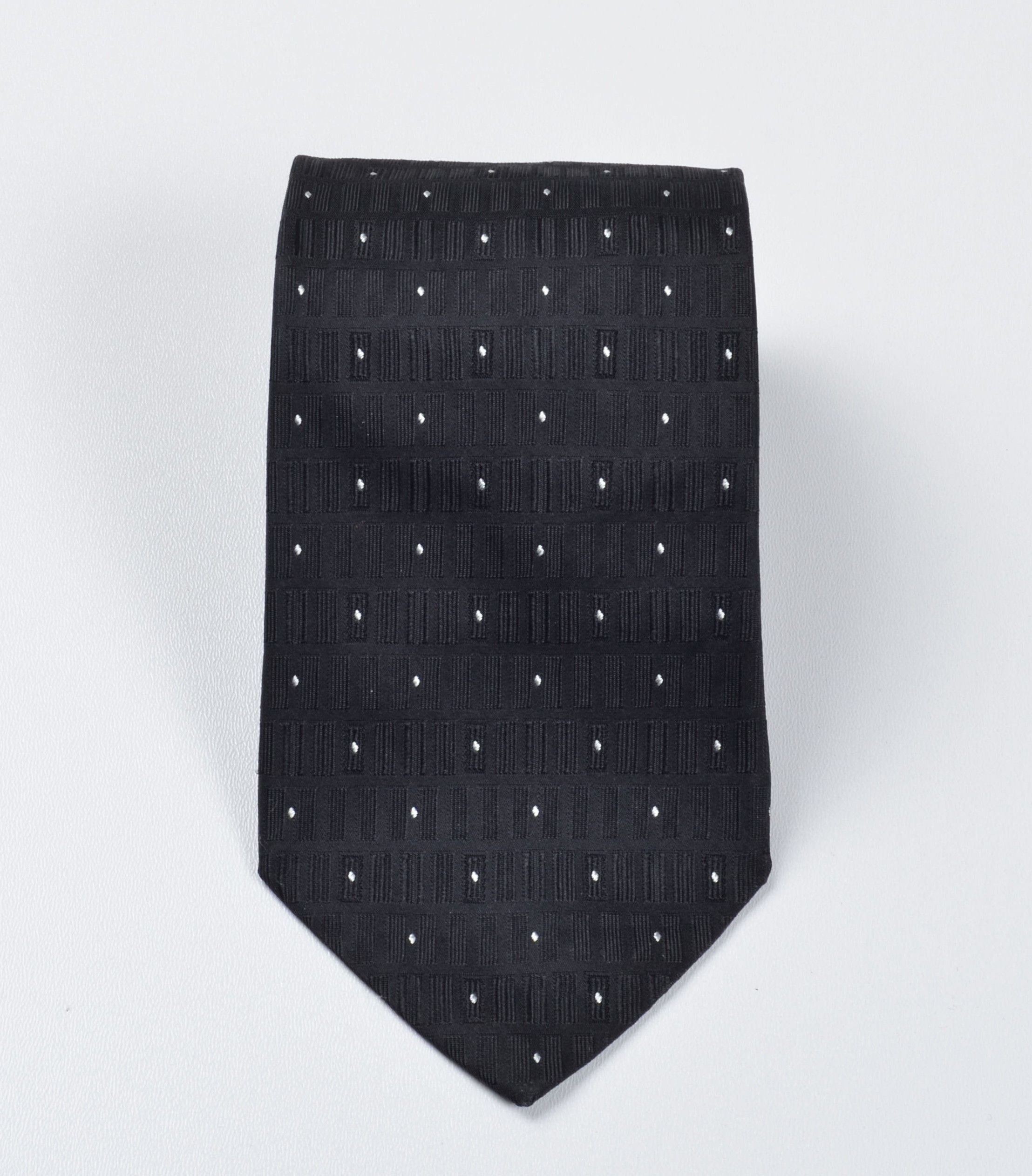 Dolce & Gabbana Dolce & Gabbana Cravatte Silk Micro Dot Pattern Designer Tie Size ONE SIZE - 2 Thumbnail