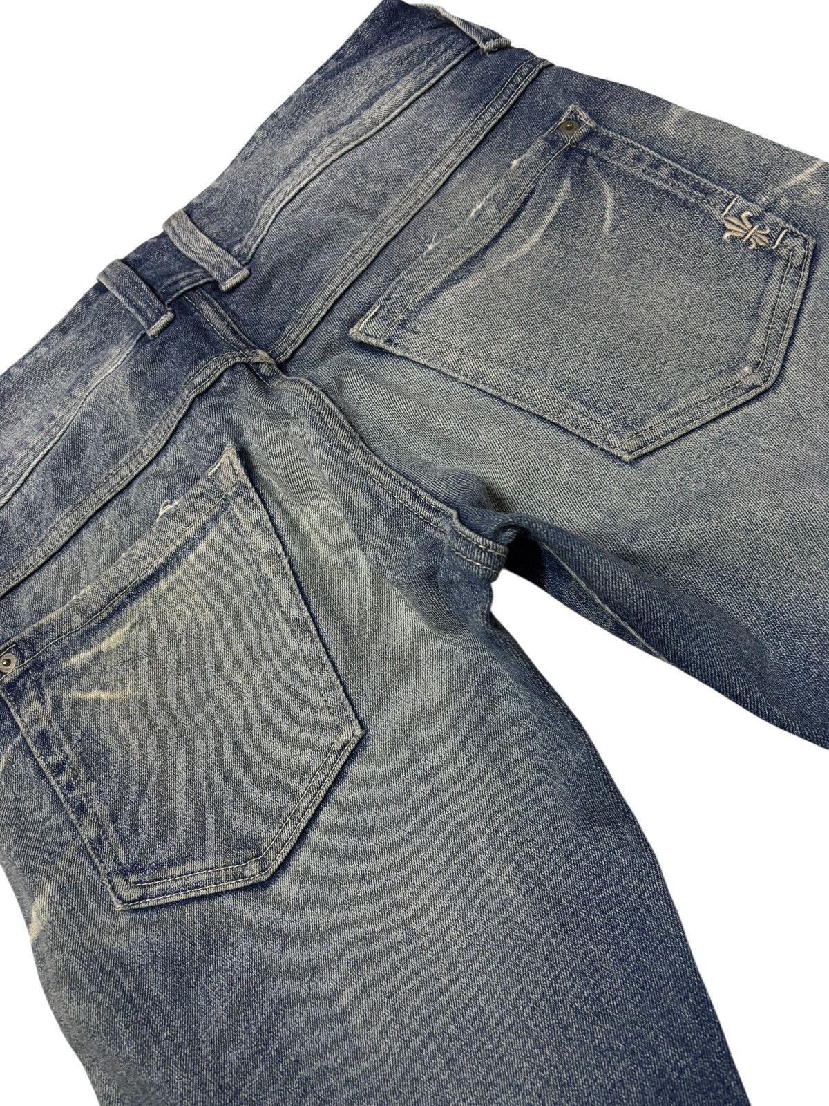 Japanese Brand Vtg Look Japan Distressed Jeans Size US 32 / EU 48 - 9 Thumbnail
