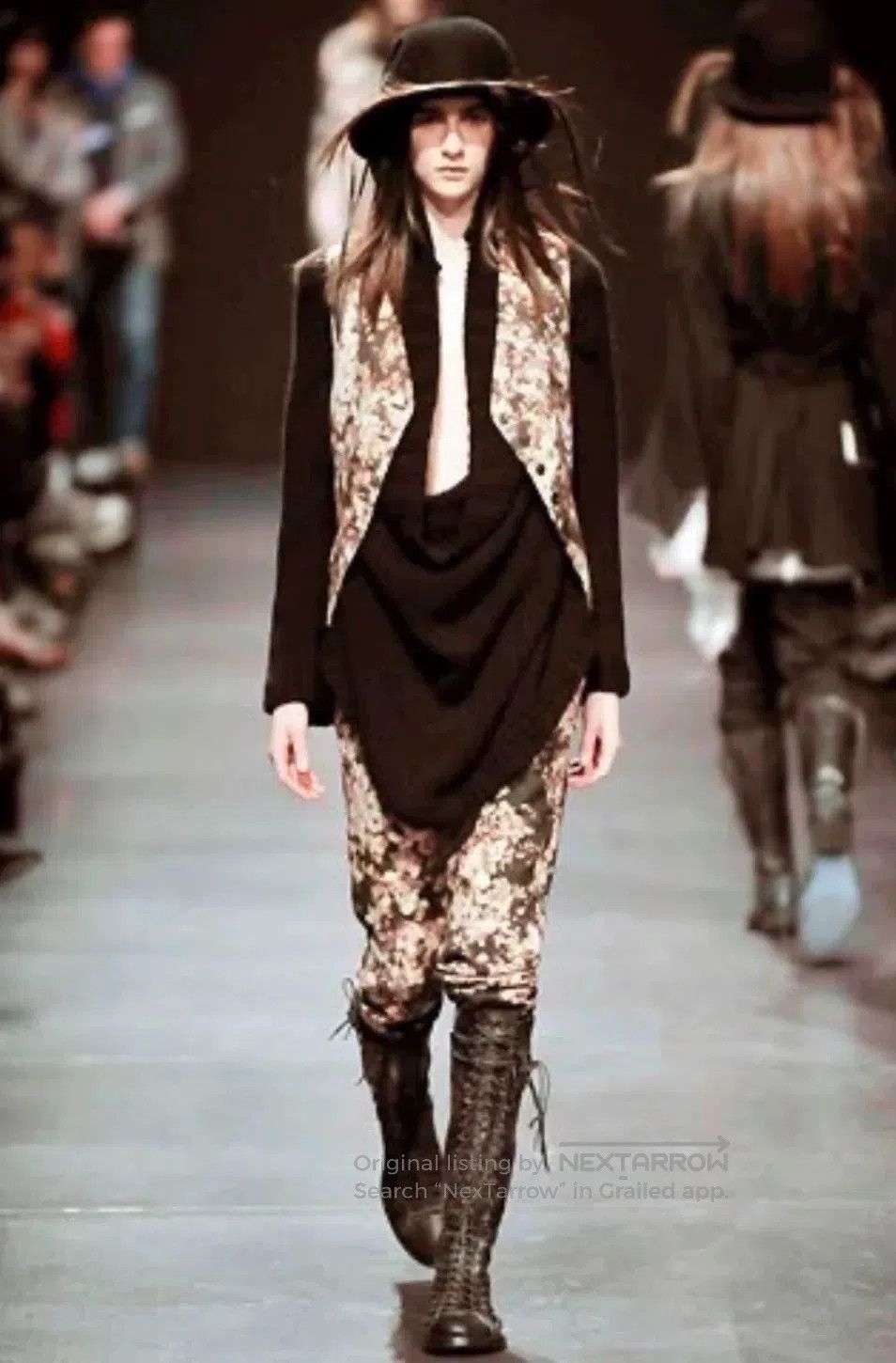 Ann Demeulemeester Ann Demeulemeester Bloom Old Rose Trousers. Size 37" - 2 Thumbnail