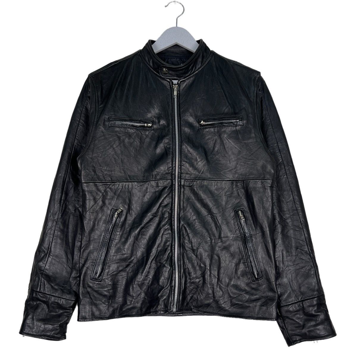 Japanese Brand 🔥 WORCA RIDER RACER MOTO LEATHER JACKET Size US M / EU 48-50 / 2 - 1 Thumbnail