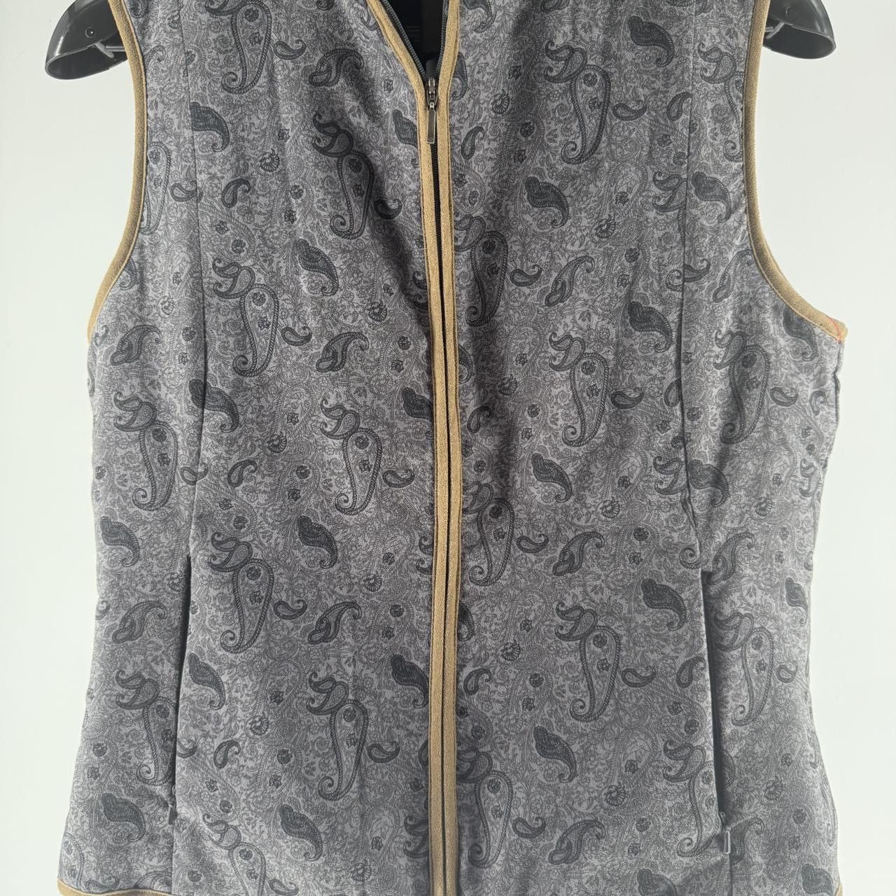Columbia Columbia River Resort Gray Paisley Zip Vest Size Medium Size M / US 6-8 / IT 42-44 - 1 Thumbnail