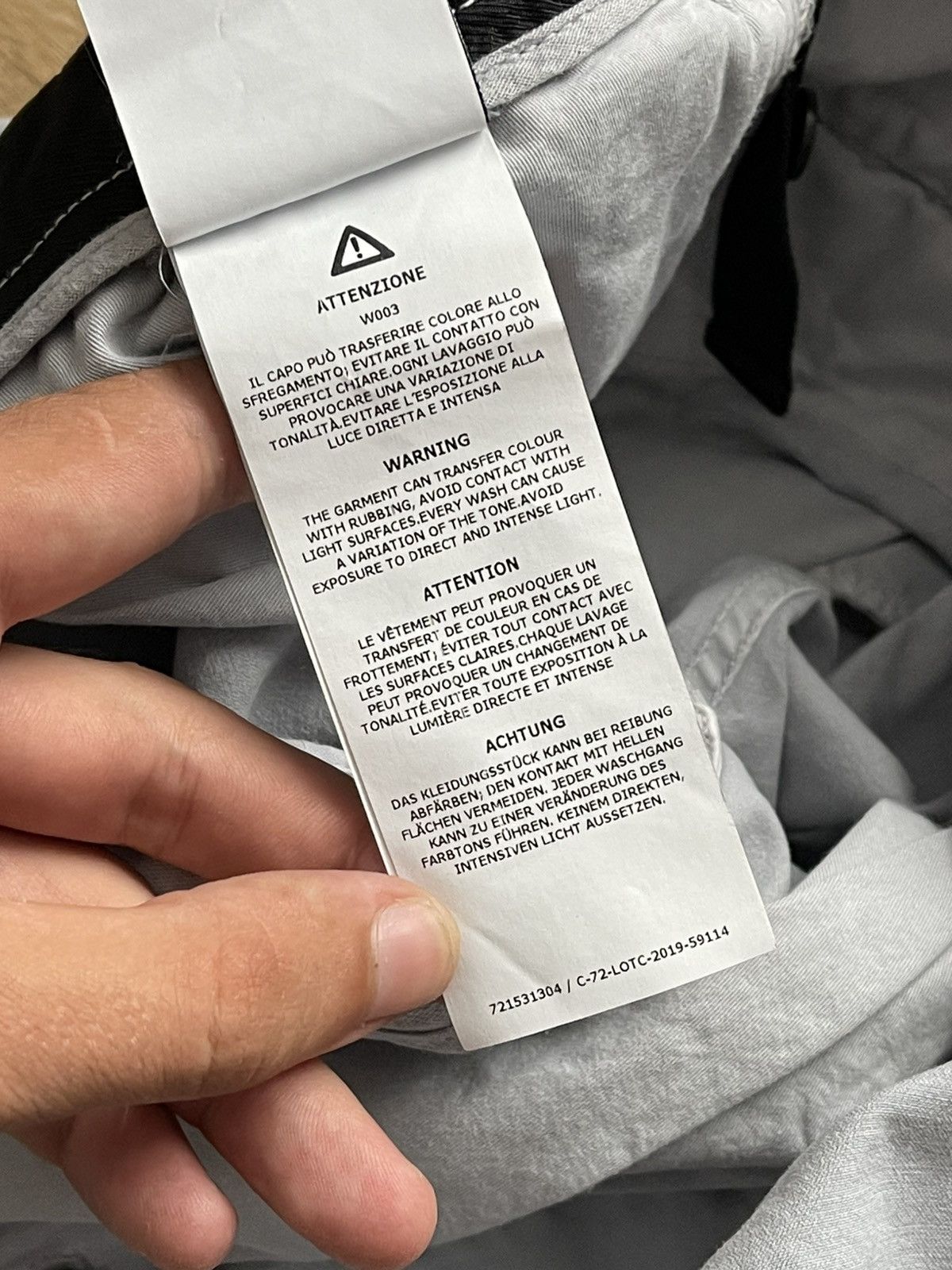 Stone Island Stone Island Cargo Pants Trousers Size US 31 - 19 Thumbnail