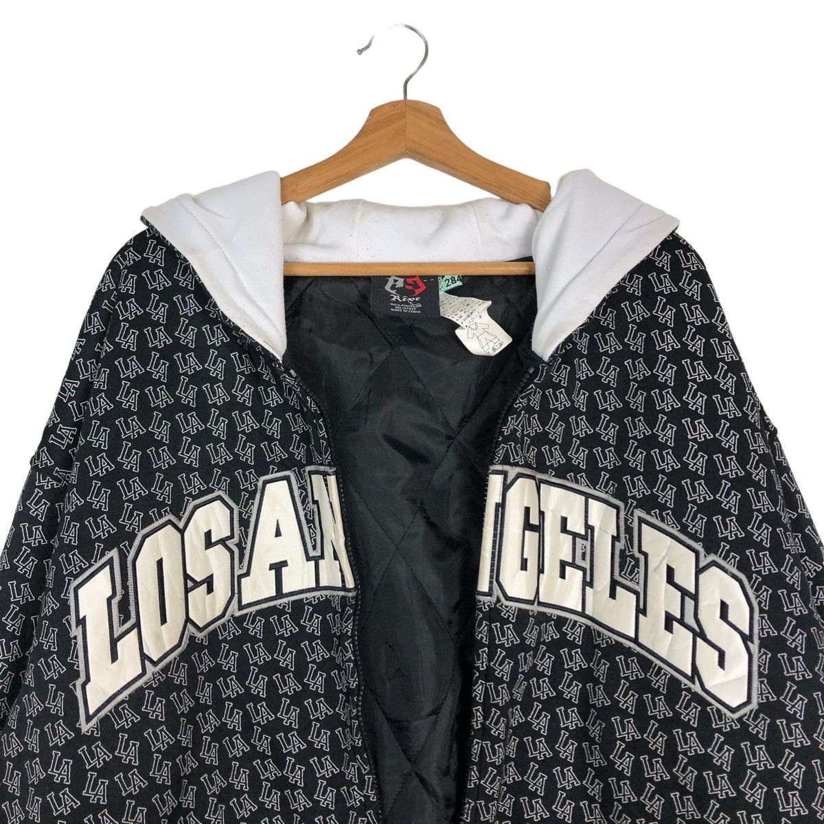 Japanese Brand × Vintage 🔥VINTAGE HOODIE JACKET LOS ANGELES FULL PRINT Size US L / EU 52-54 / 3 - 3 Thumbnail