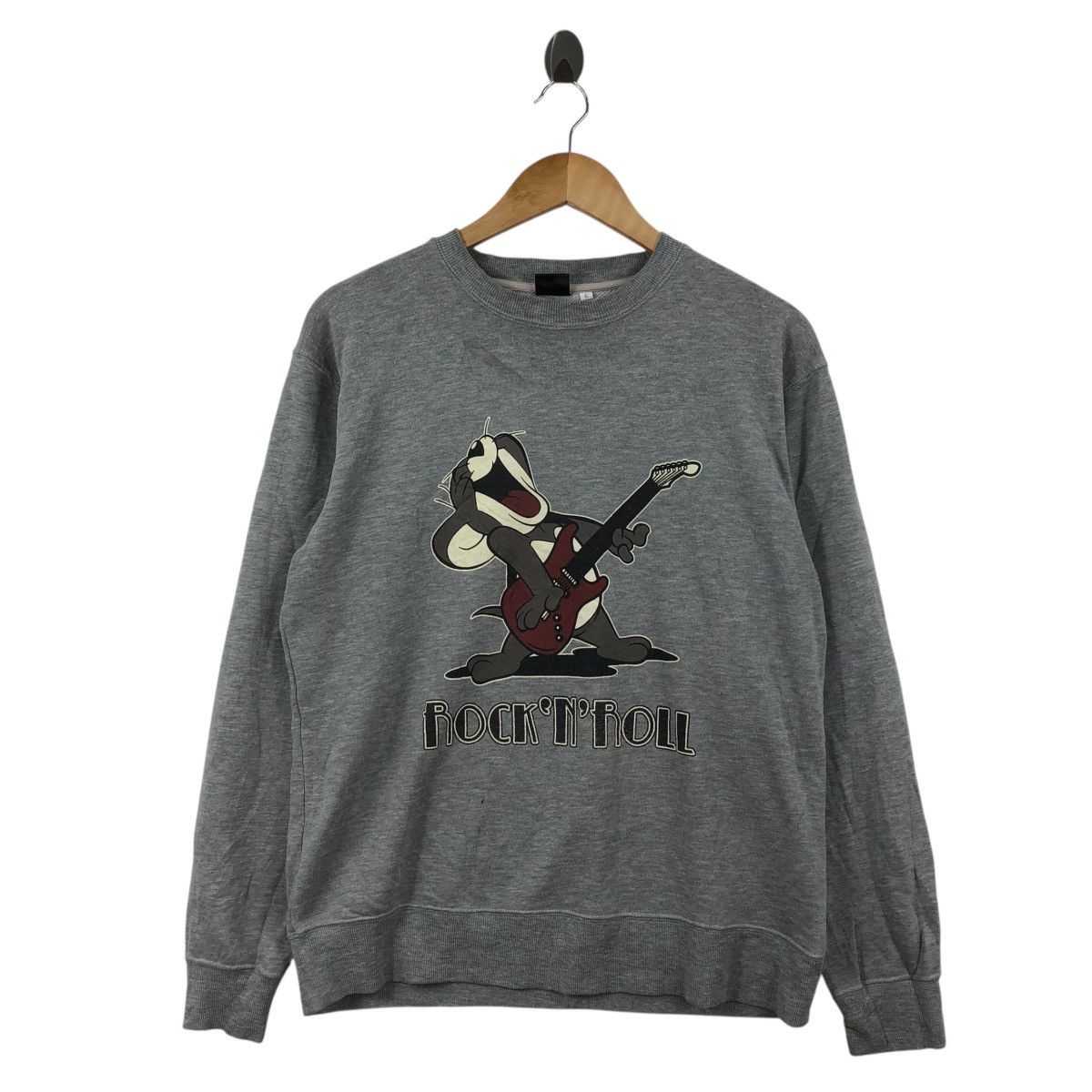 Vintage Vintage TOM AND JERRY Rock N Roll Figures Sweatshirt Size US L / EU 52-54 / 3 - 1 Thumbnail