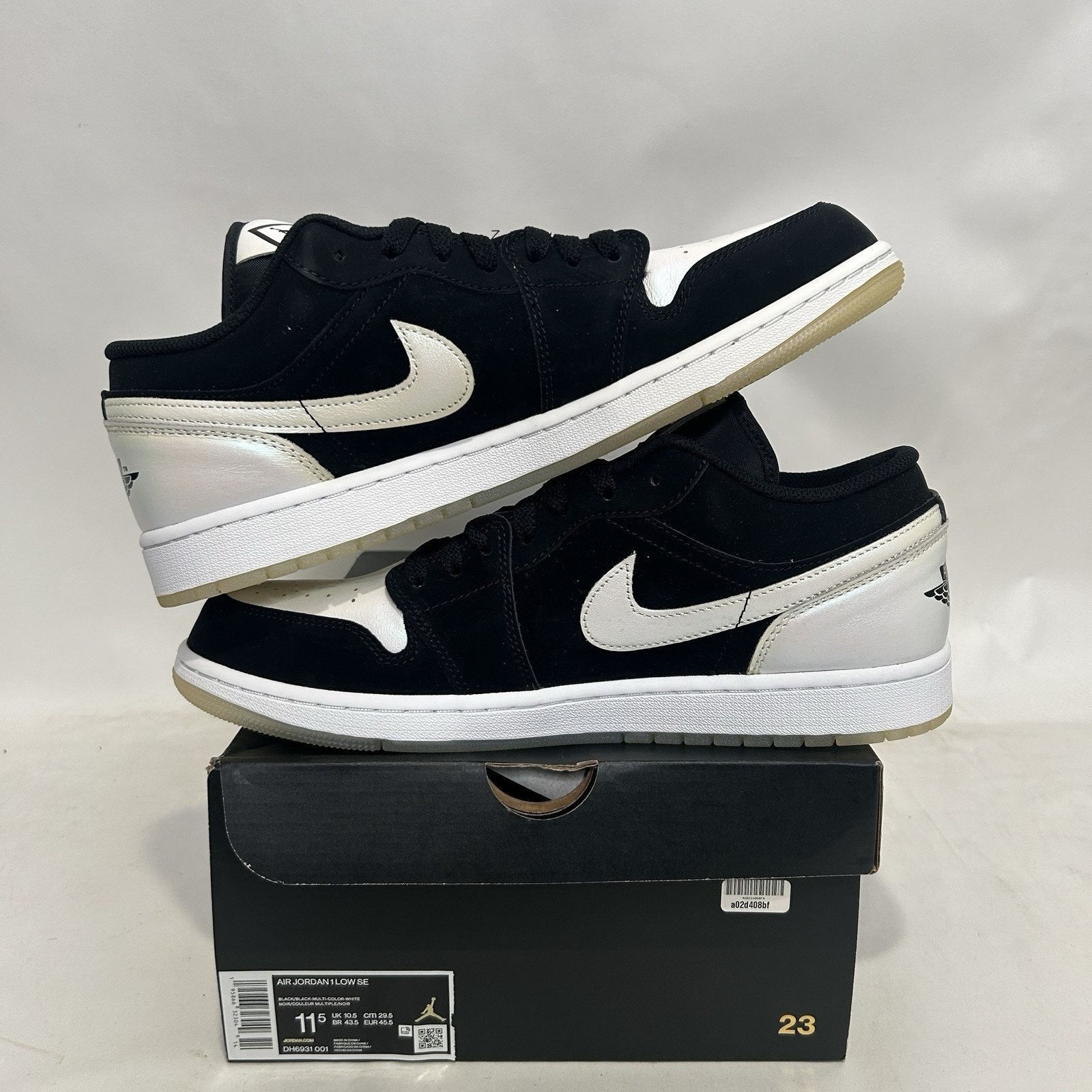 Nike Nike Air Jordan 1 Low SE Retro “Diamond Shorts” Size US 11.5 / EU 44-45 - 3 Thumbnail