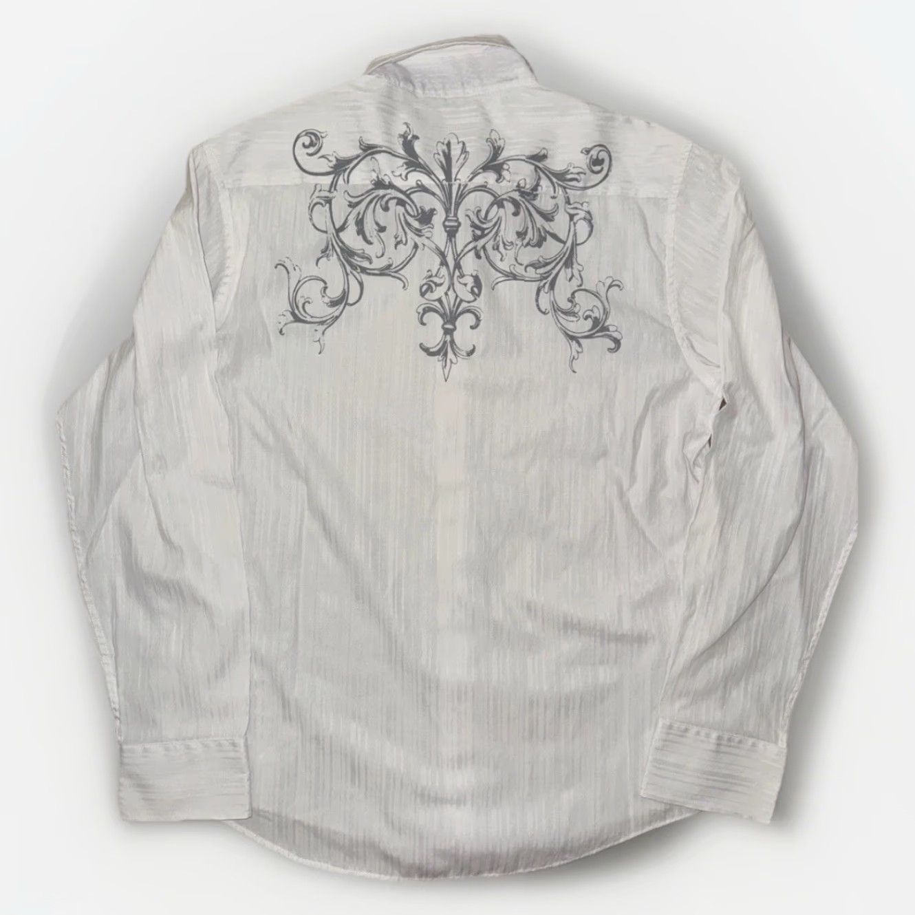 Vintage VINTAGE Level Ten Men’s Embroidered Western Button-Down Shirt White Large 20x27 Cowboy Mens Shirt Size US L / EU 52-54 / 3 - 5 Thumbnail