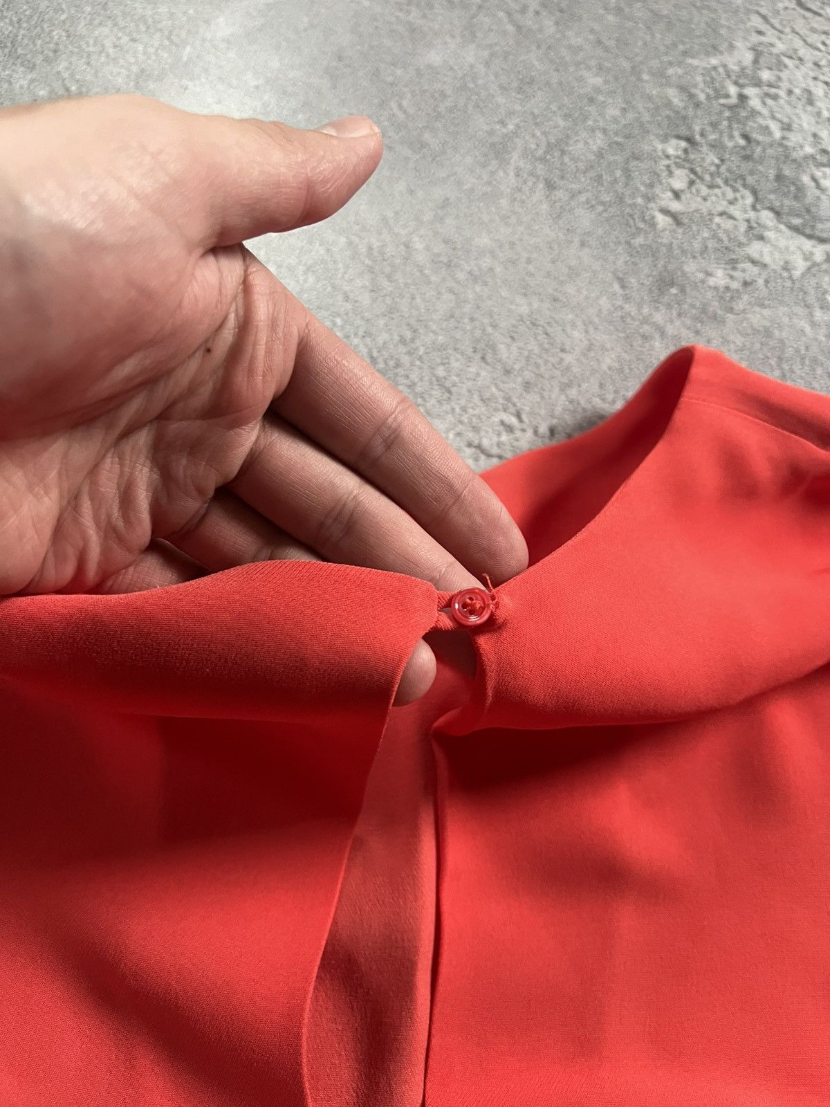 Sandro Womens Sandro Paris Red Long Sleeve Dress Size 2 Shift Dress Size S / US 4 / IT 40 - 6 Thumbnail