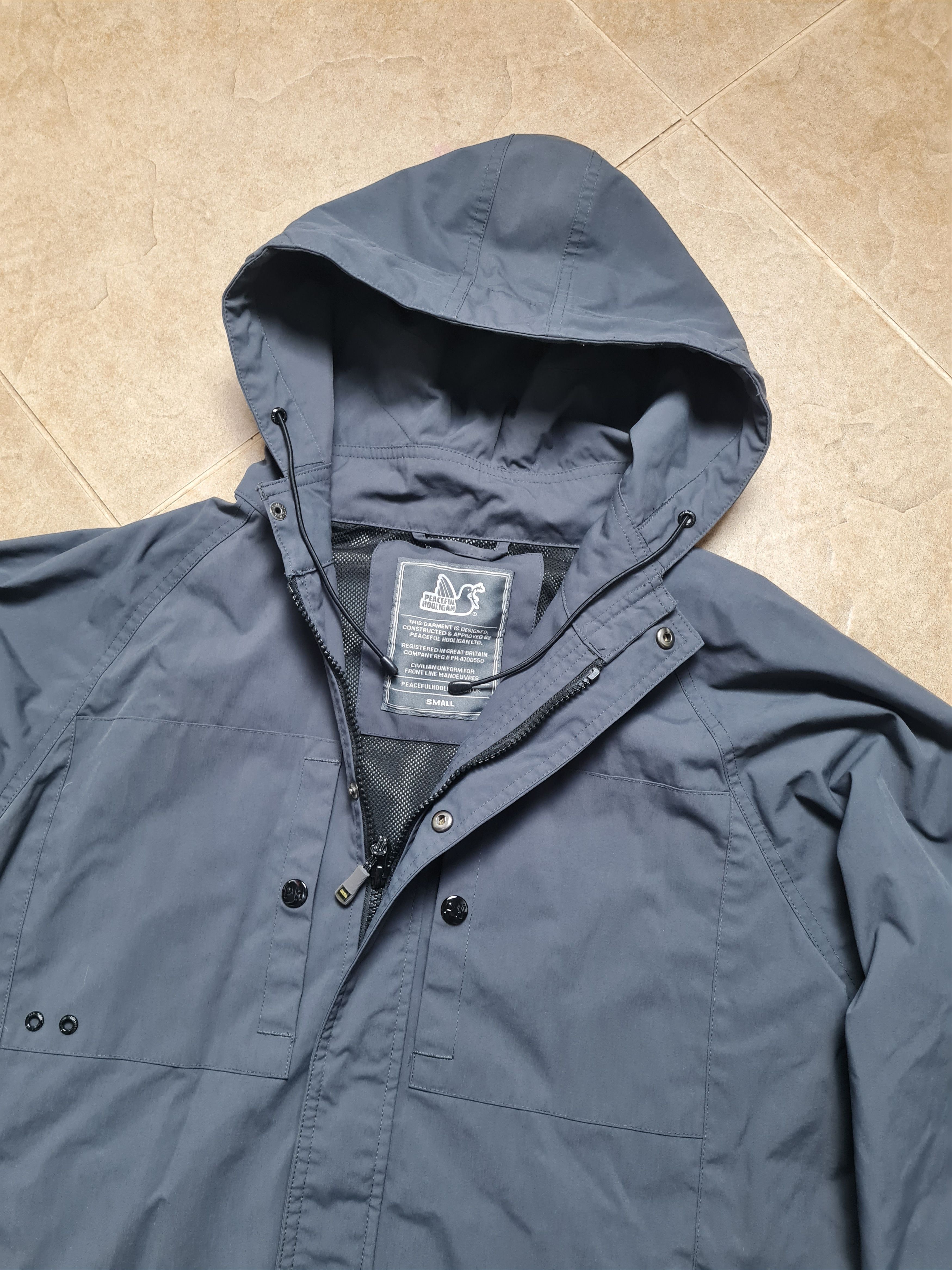 Other Peaceful Hooligan Men's Hooded Jacket Lightweight Shell Zip Size US S / EU 44-46 / 1 - 19 Thumbnail
