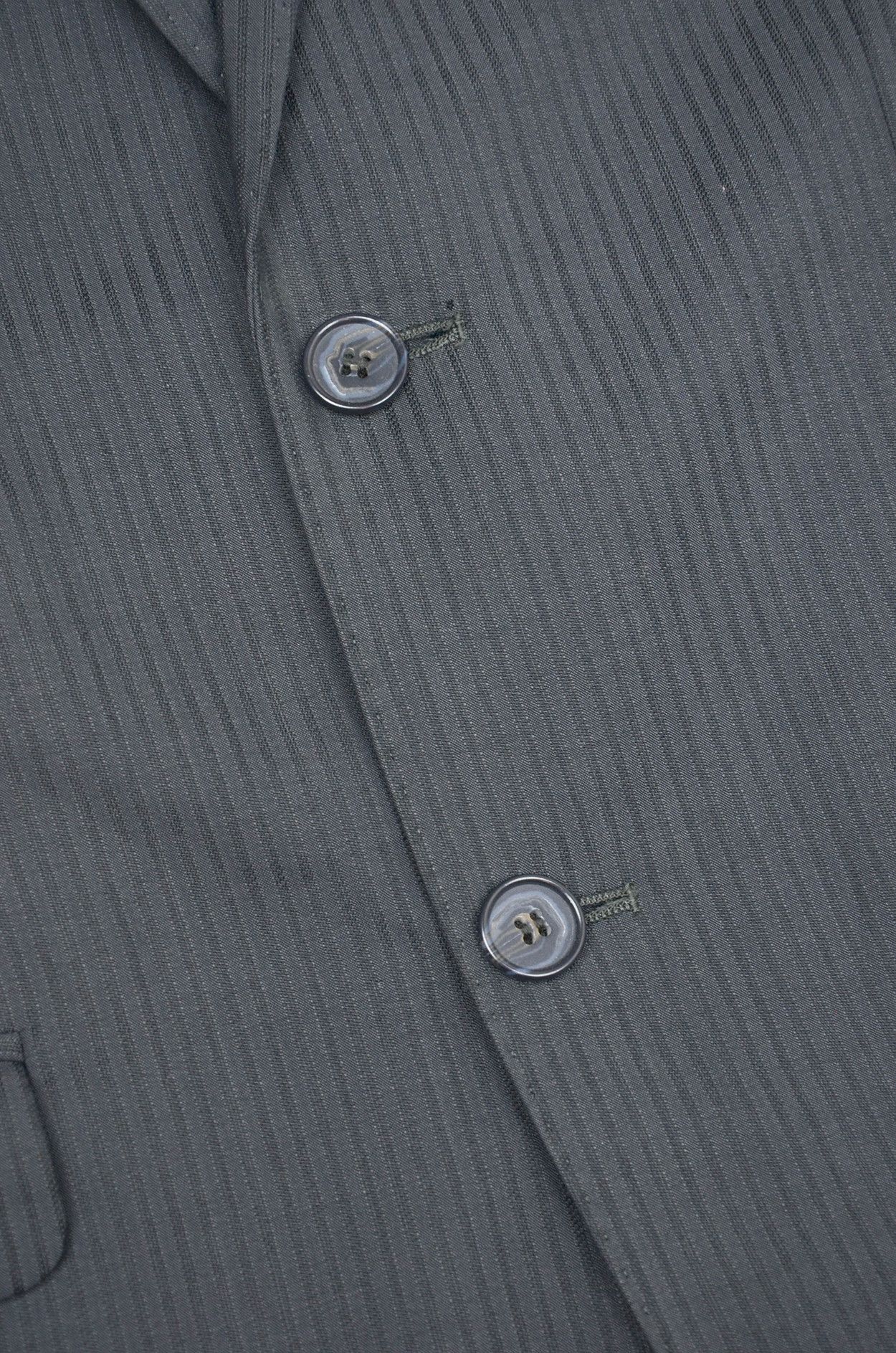 Balmain Balmain Paris Classic Blazer – Gray Pinstripe – Size 48R Size 48R - 5 Thumbnail
