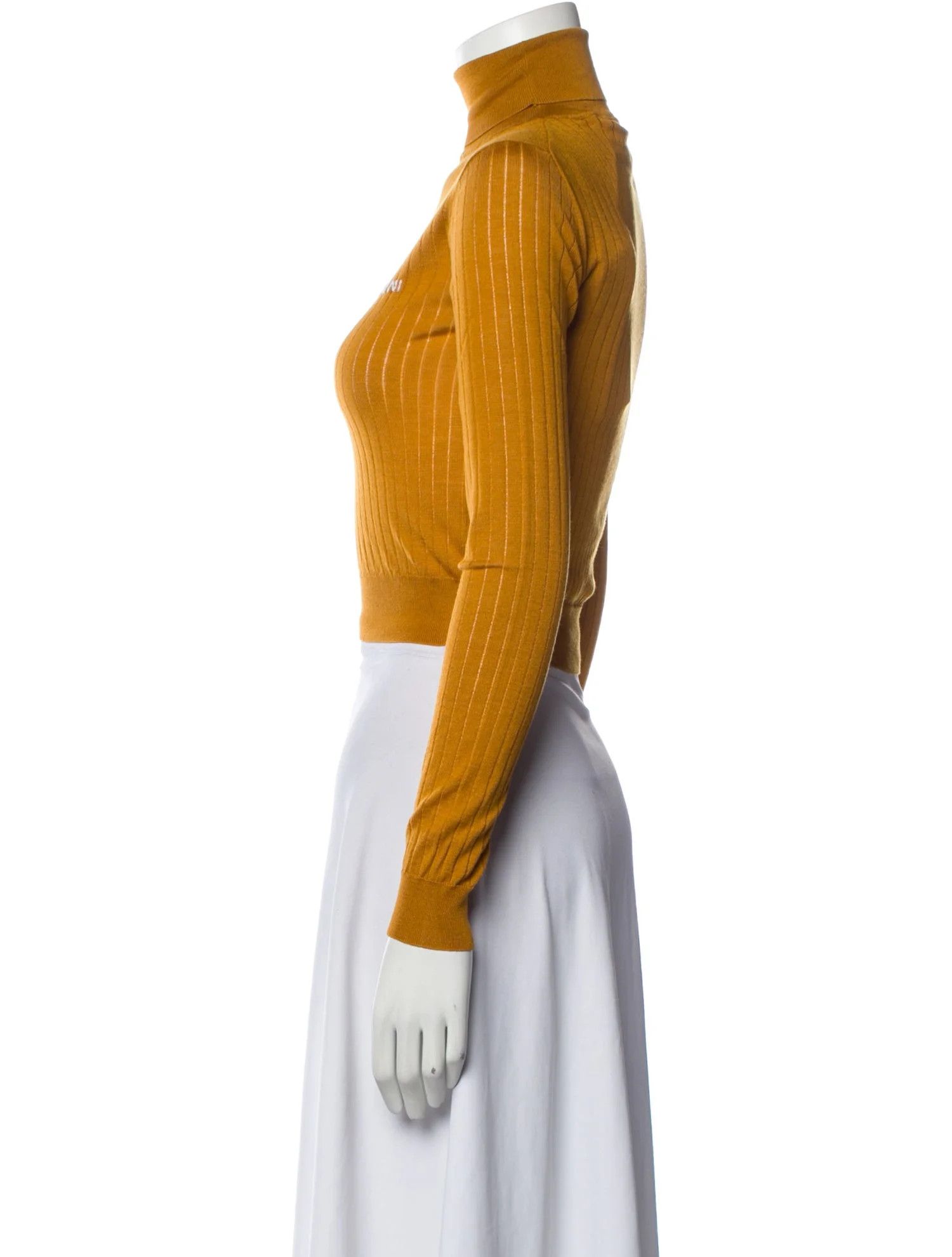 Marni o1w1db10824 Turtleneck Sweater in Orange Size M / US 6-8 / IT 42-44 - 2 Thumbnail