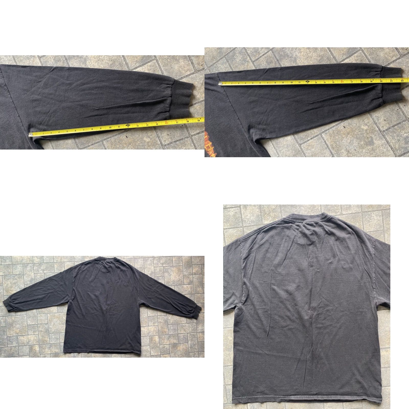 Vintage VINTAGE Yanni Ethnicity Alstyle Apparel Activewear T-Shirt Long Sleeve Men XL Black Shirts Mens Size US XL / EU 56 / 4 - 9 Thumbnail