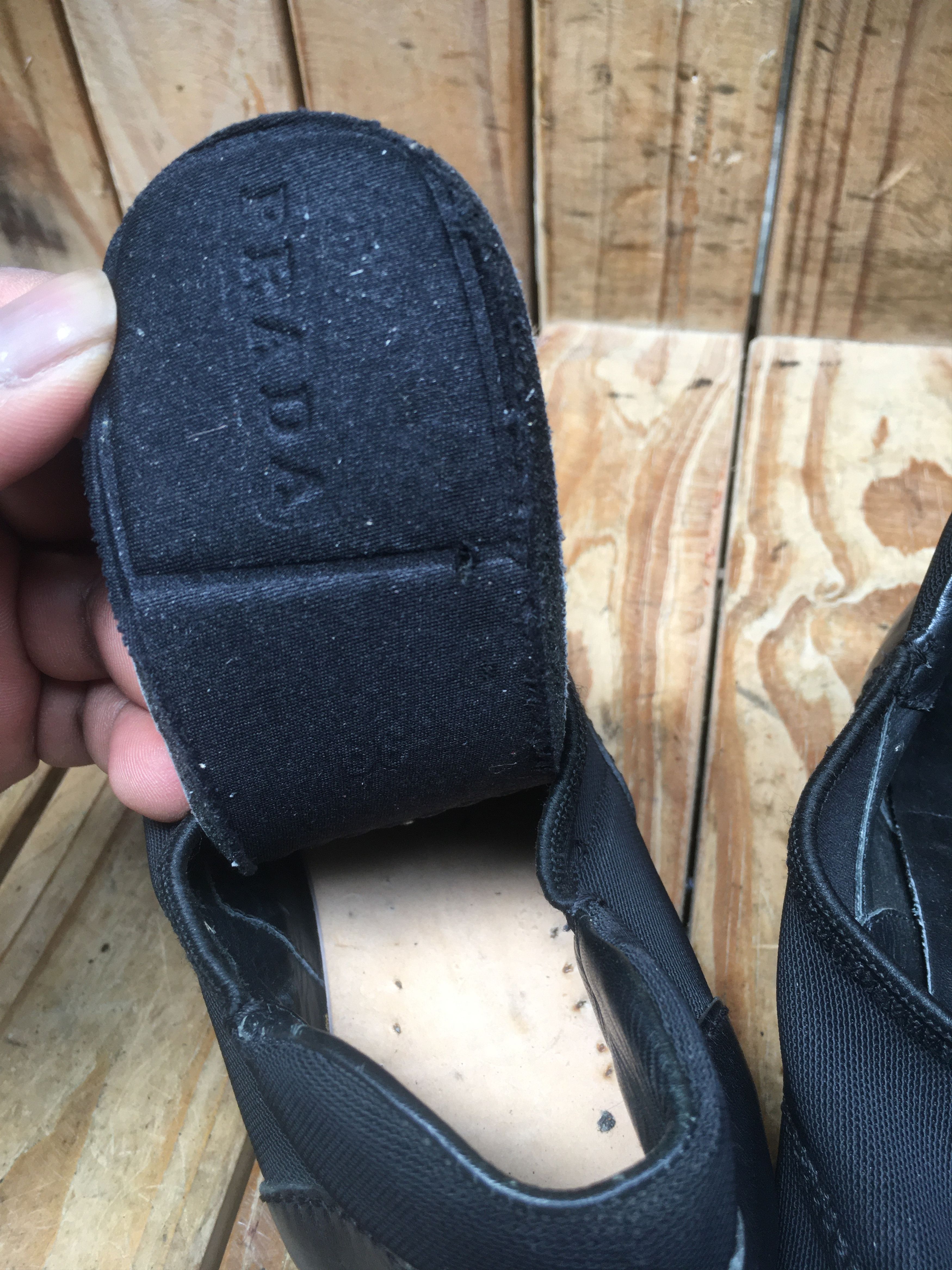 Prada Prada fabric Leather flat shoes EUR 38 Size US 8 / IT 38 - 14 Thumbnail