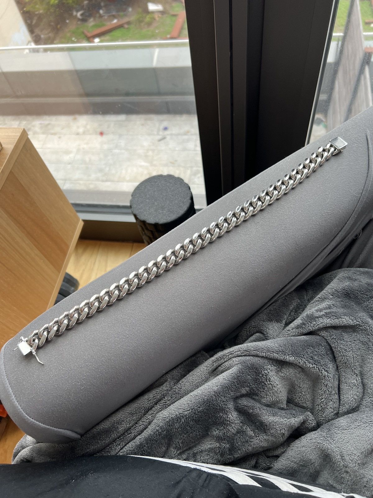 Other Étalon XL Silver Cuban Link Chain Size ONE SIZE - 5 Thumbnail