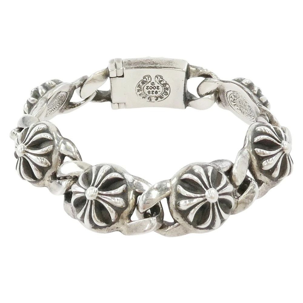 Chrome Hearts CHROME HEARTS CROSS LINK 6 LINK BRACELET silver Size ONE SIZE - 1 Thumbnail