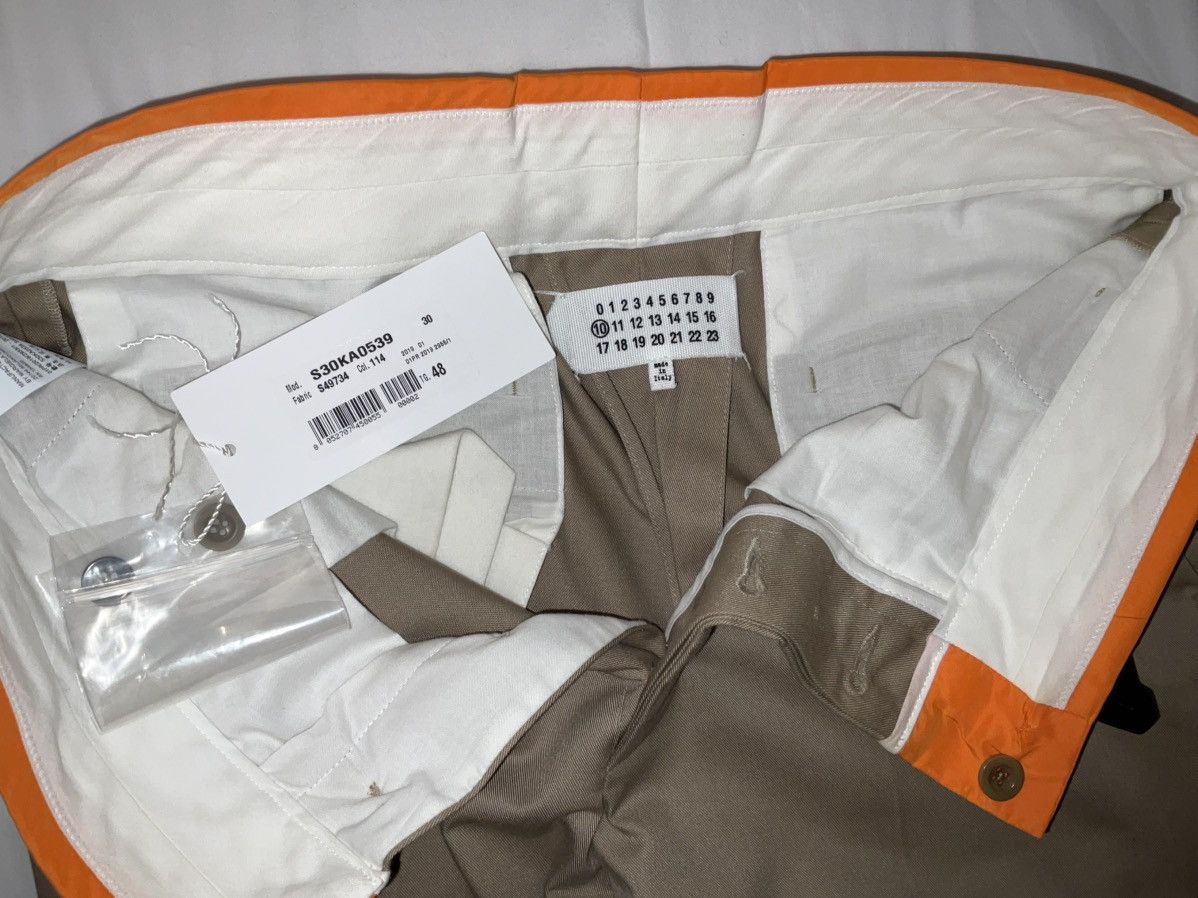 Maison Margiela Maison Margiela SS19 orange belt chino pants Size US 32 / EU 48 - 5 Thumbnail