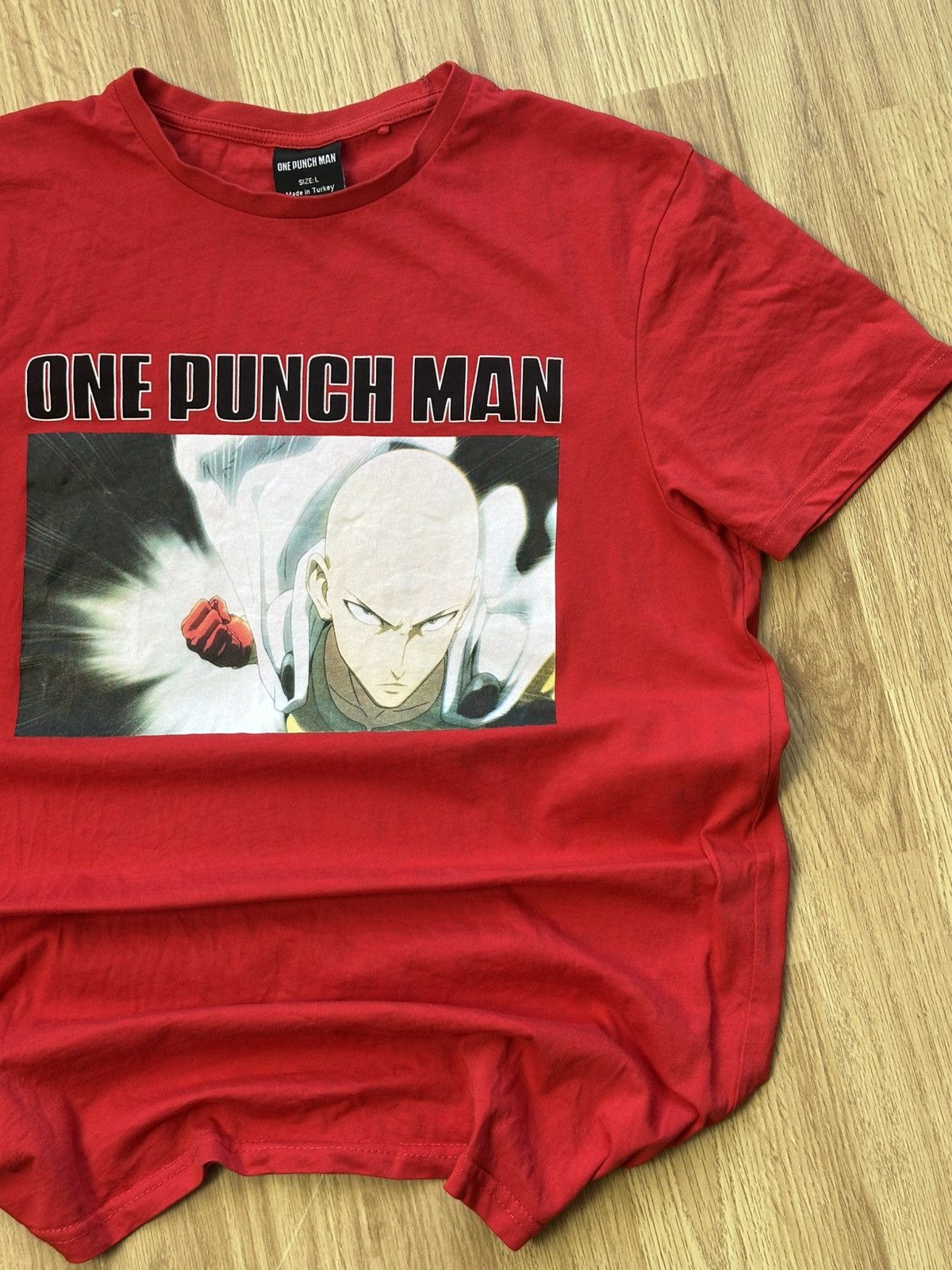 Anime 🔥 One Punch Man Anime Japan T Shirt Manga Naruto Evangelion Size US L / EU 52-54 / 3 - 2 Thumbnail