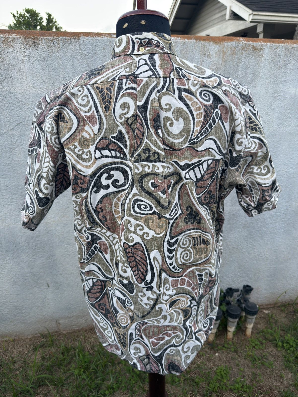 Reyn Spooner PreOwned Reyn Spooner Classic Brown Hawaiian Men's Large Size US L / EU 52-54 / 3 - 2 Thumbnail