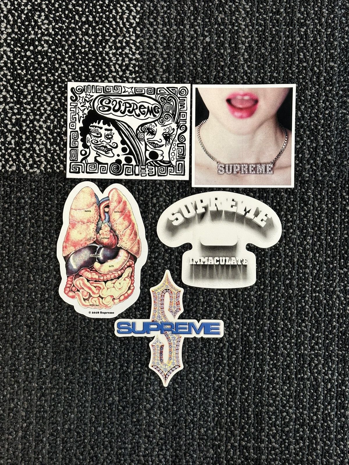 Supreme 5x Supreme Stickers Lot Size ONE SIZE - 1 Preview