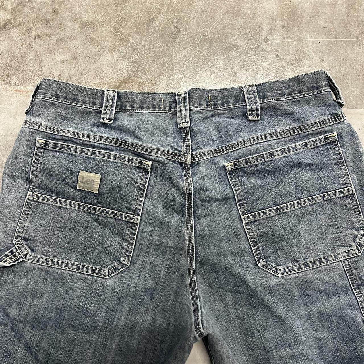 Vintage Crazy Vintage Y2K/2000s Baggy Carpenter Skater Style Workwear Carhartt Style essential Medium Wash Denim Jeans! Size US 38 / EU 54 - 7 Thumbnail
