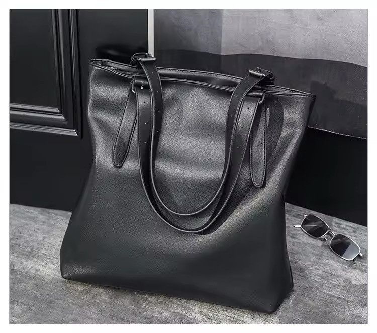 Leather Soft Leather Tote Bag Size ONE SIZE - 4 Thumbnail