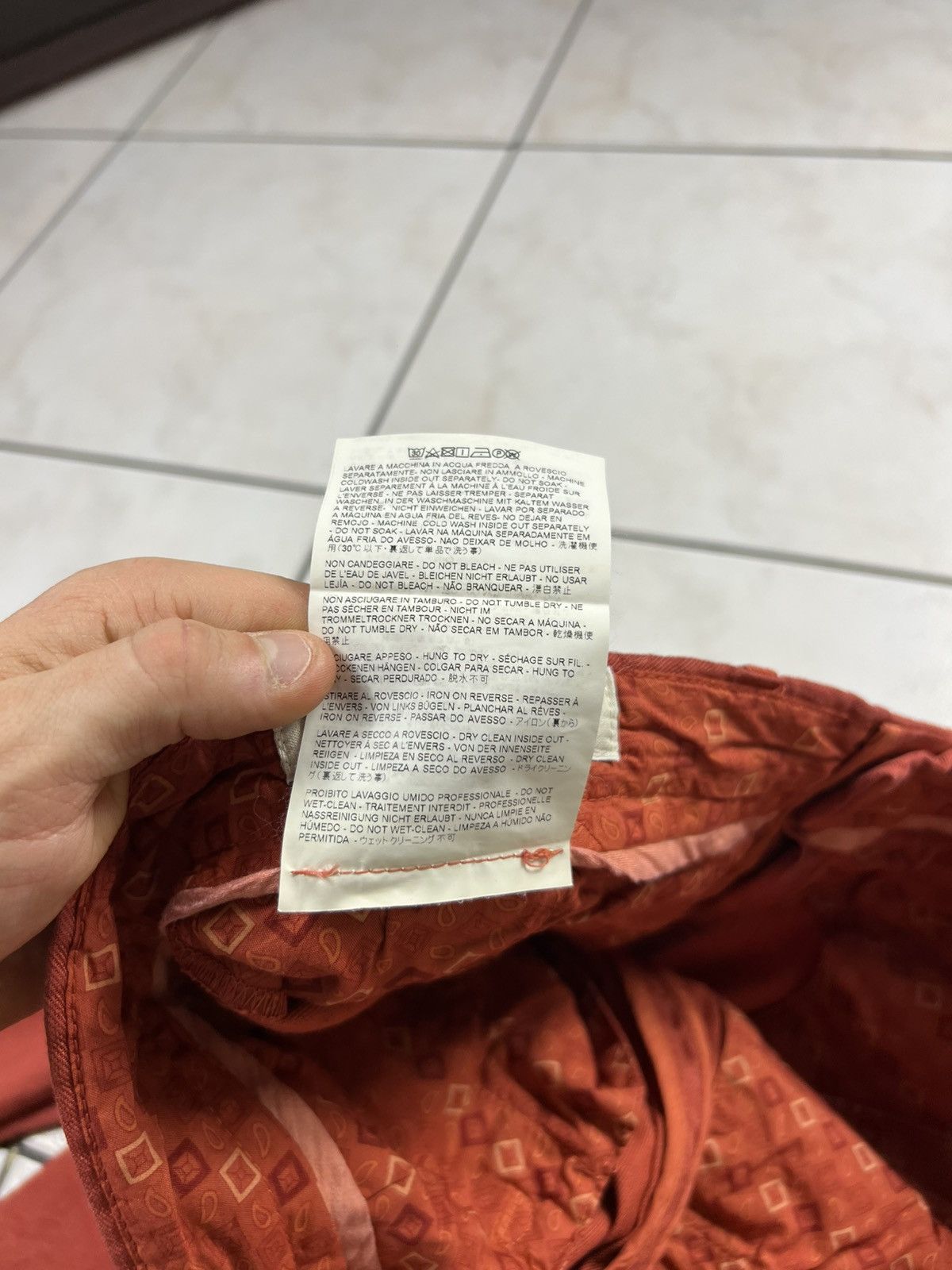 Etro Etro Milano casual linen cotton chino orange trousers Size US 34 / EU 50 - 23 Thumbnail
