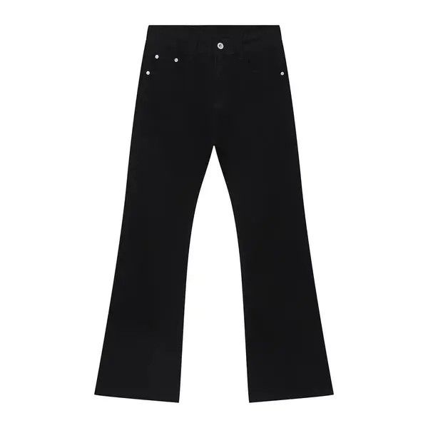 Japanese Brand VIBE Washed nightfall black micro flare baggy jeans Size US 30 / EU 46 - 5 Thumbnail