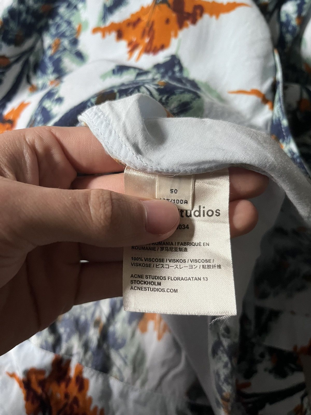 Acne Studios Acne Studios Simon Pine Vacation shirt multicolor Size US M / EU 48-50 / 2 - 9 Thumbnail