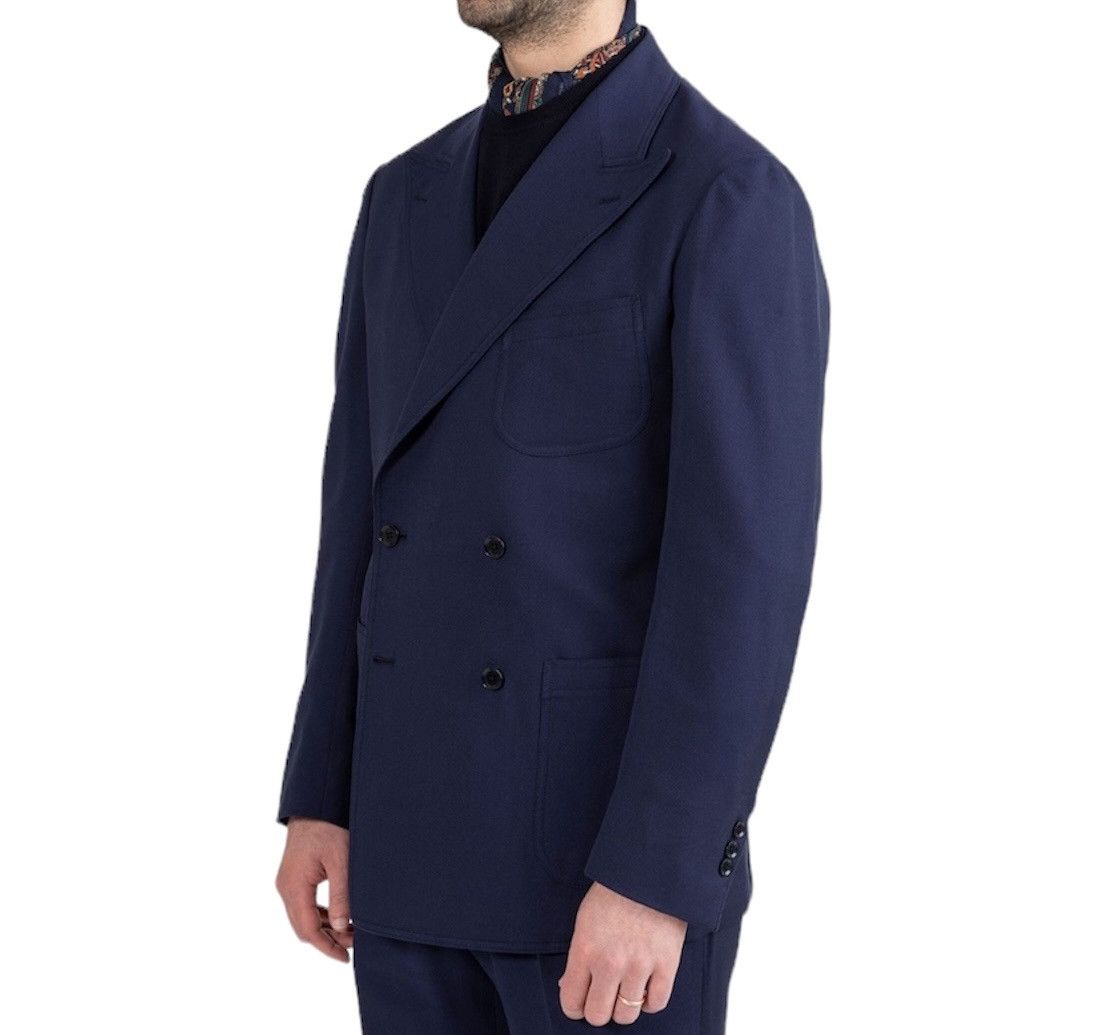 Issey Miyake × Japanese Brand × Yohji Yamamoto YOHJI YAMAMOTO CENTRAL JAPAN RAILWAY COMPANY BLAZER Size 40S - 1 Thumbnail