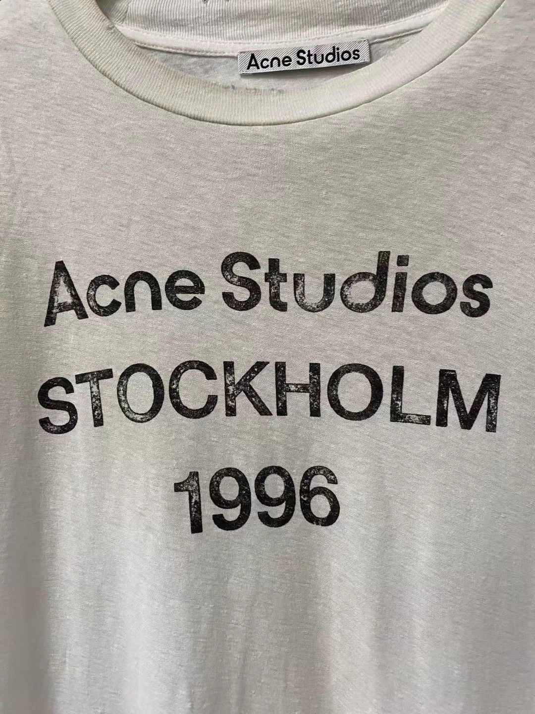 Acne Studios Acne Studios 1996 Slogan Distressed Tee Size US 28 / EU 44 - 5 Thumbnail