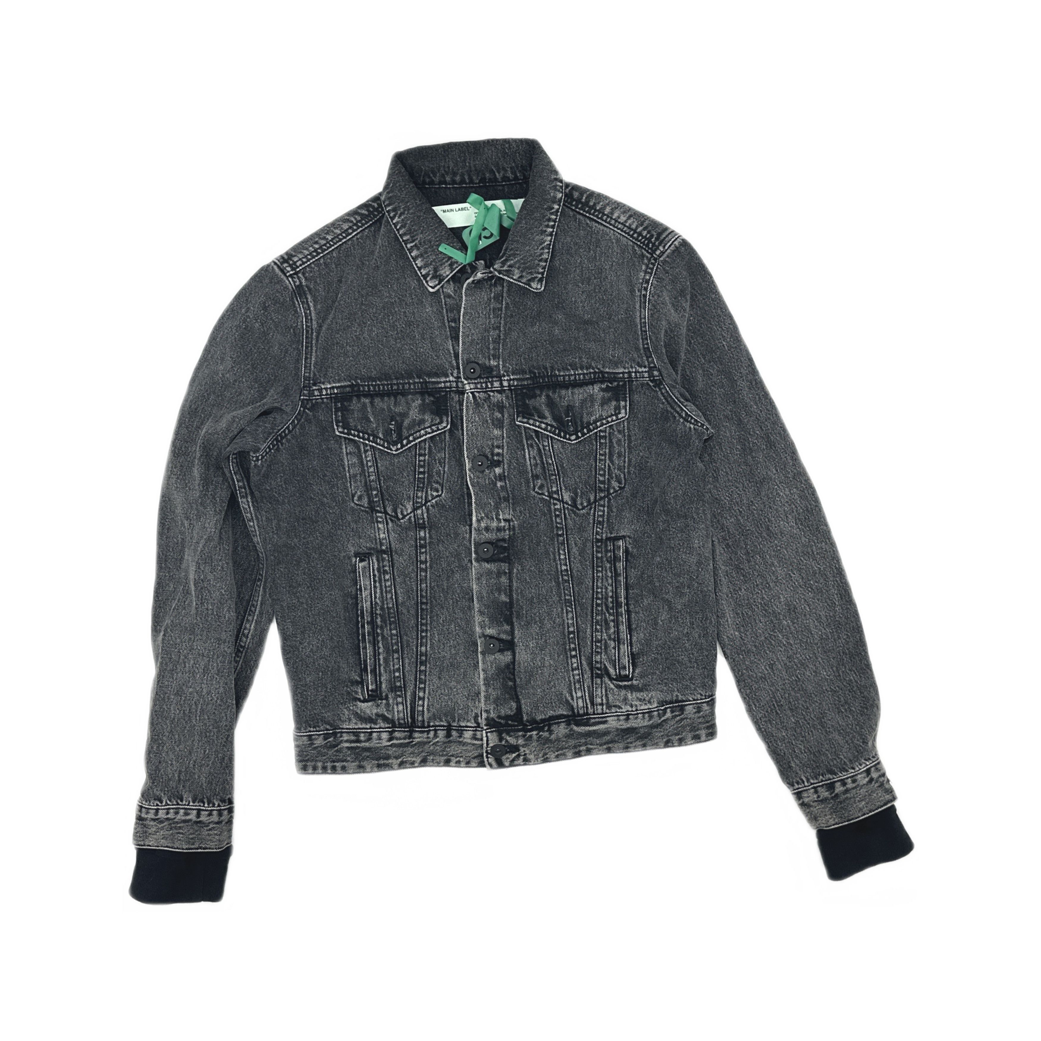 Off-White Off-White Graphic Arrow Denim Jacket Size M Size US M / EU 48-50 / 2 - 1 Thumbnail