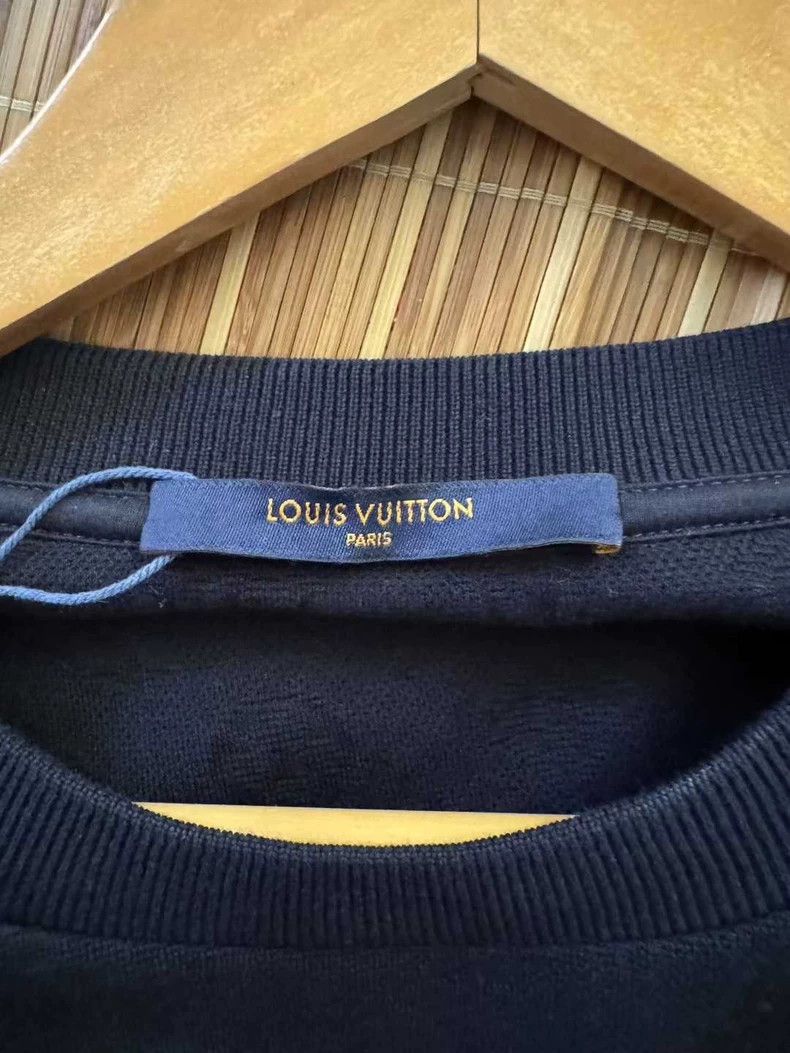 Louis Vuitton Louis Vuitton Dark Blue Dark Print Full Pocket Short Sleev Size US XXL / EU 58 / 5 - 4 Thumbnail