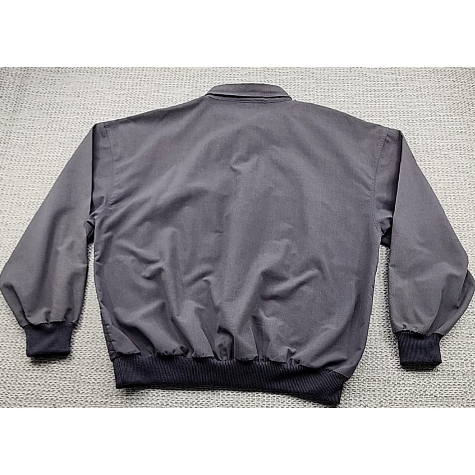 Vintage VINTAGE JJ Cochran Polo Shirt Long Sleeve Mens XL Dark Gray 80s Dad Grandpa Shirt Size US XL / EU 56 / 4 - 6 Thumbnail