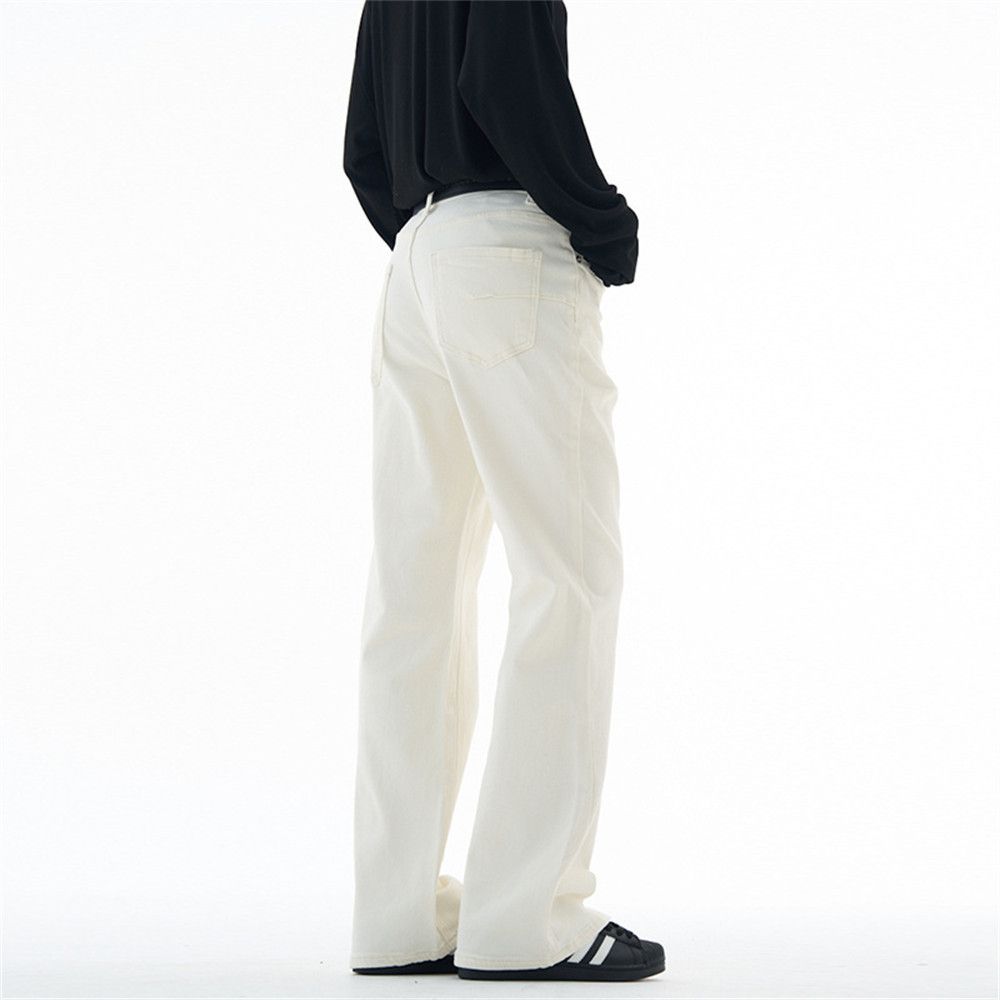 Japanese Brand Men's hippie trendy solid color casual flared jeans Size US 32 / EU 48 - 3 Thumbnail