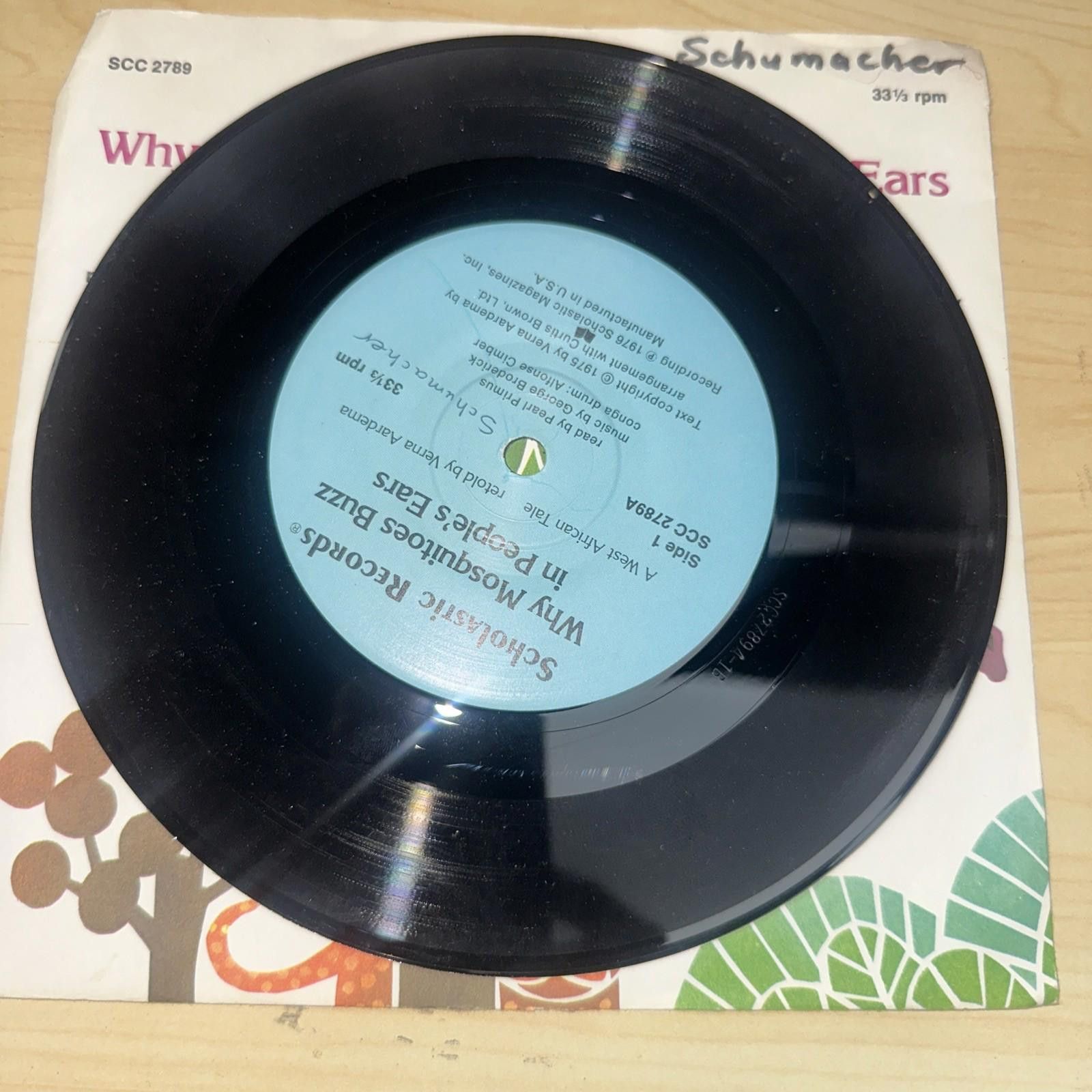Other Vintage Book 45 Record Album Why Mosquitoes Buzz People Ears Size ONE SIZE - 7 Thumbnail