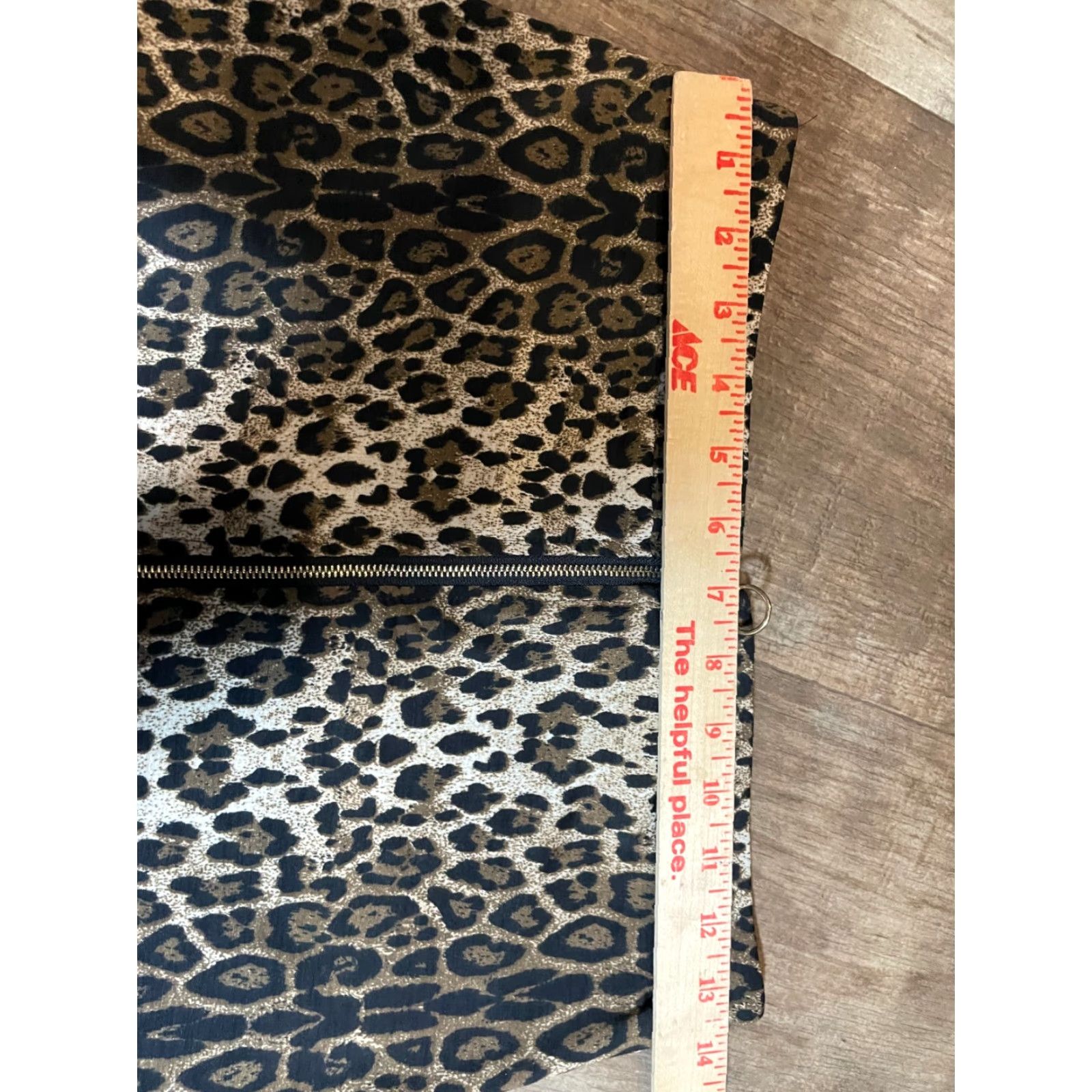 Fashion Nova Fashion Nova Skirt Womens Medium M Brown Animal Cheetah Print Brown Elastic Zip Short Mini Casual Party/Cocktail Womens Size 32" / US 10 / IT 46 - 3 Thumbnail