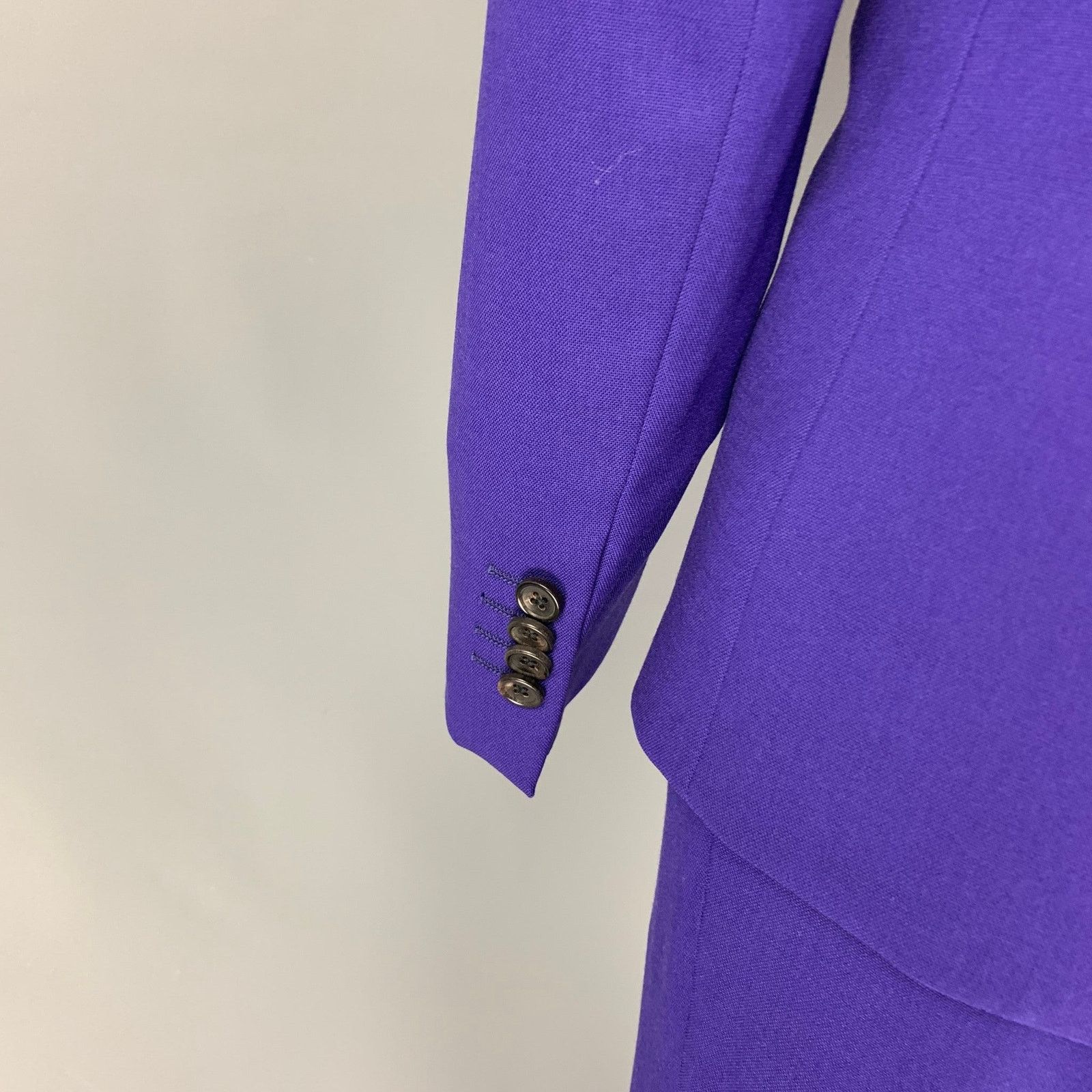 Paul Smith PS by PAUL SMITH Size 36 Purple Wool Notch Lapel Suit Size 36R - 4 Thumbnail