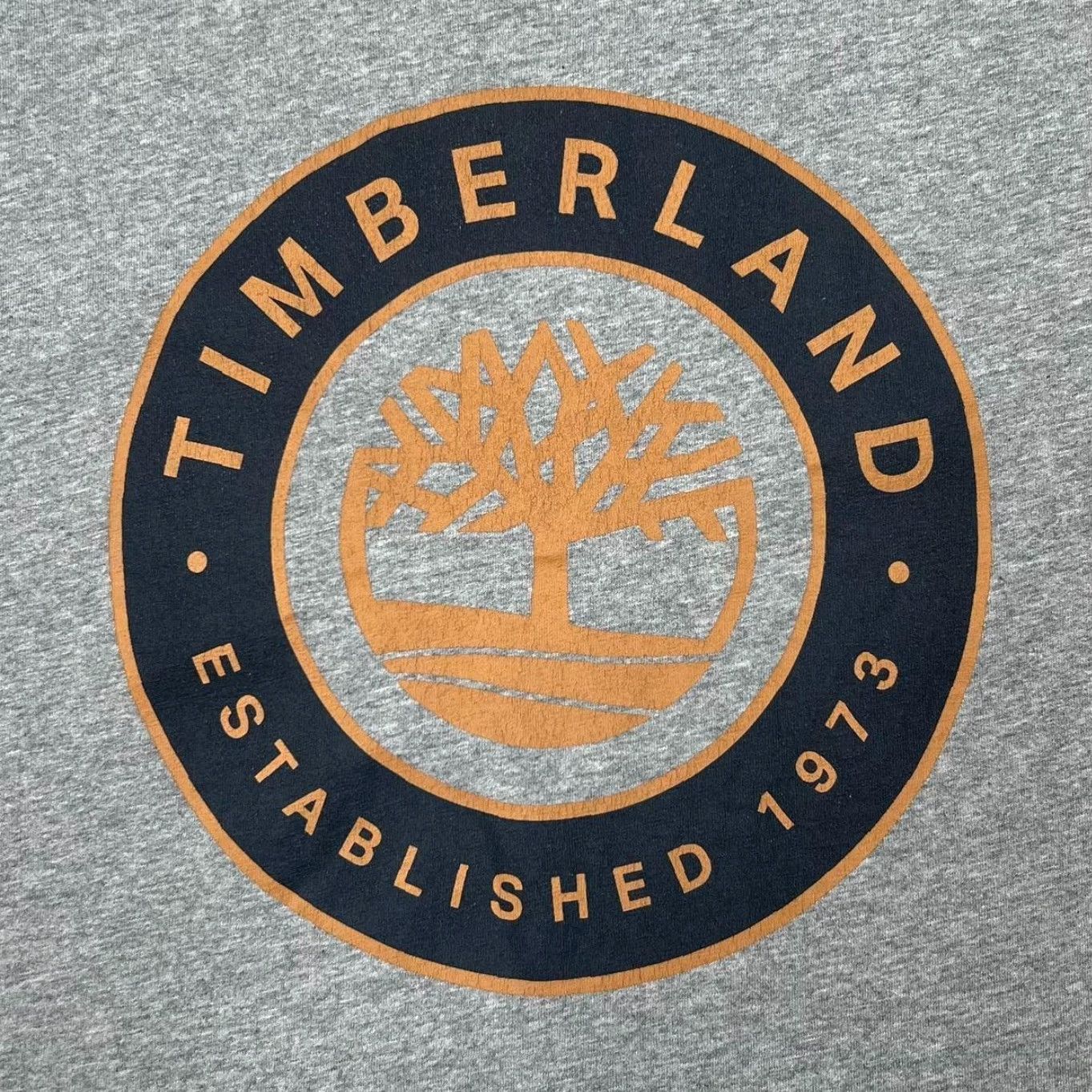 Timberland Timberland Grey Classic Big Logo Spellout Graphic Cotton T-Shirt Medium Size US M / EU 48-50 / 2 - 5 Thumbnail