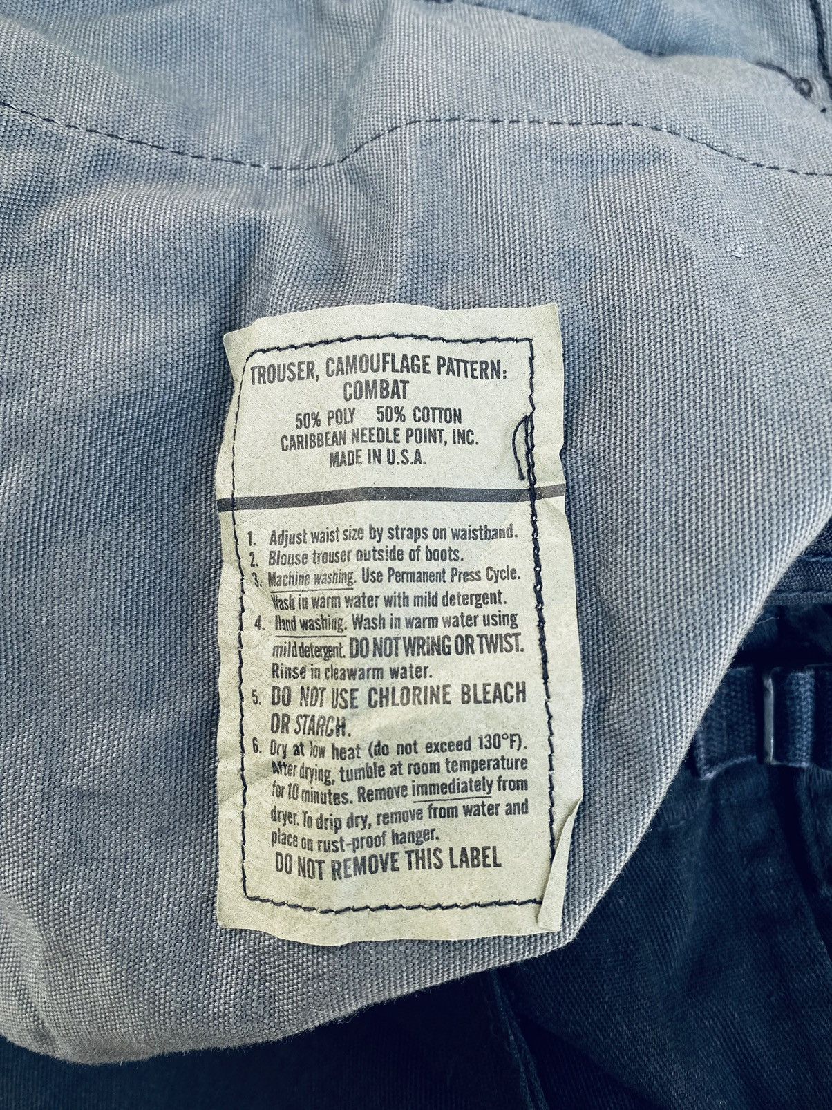 Vintage Vintage 80s Us military Trauser Cargo Pants (34-37 inch) Size US 34 / EU 50 - 11 Thumbnail