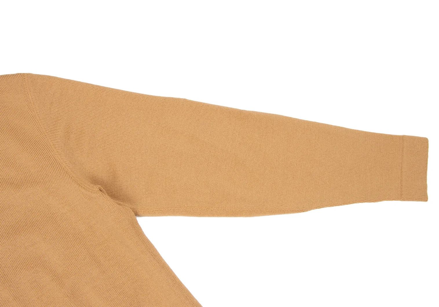 Issey Miyake Elbow Knit Wool Blend Pullover in Beige Size L Size US L / EU 52-54 / 3 - 3 Thumbnail