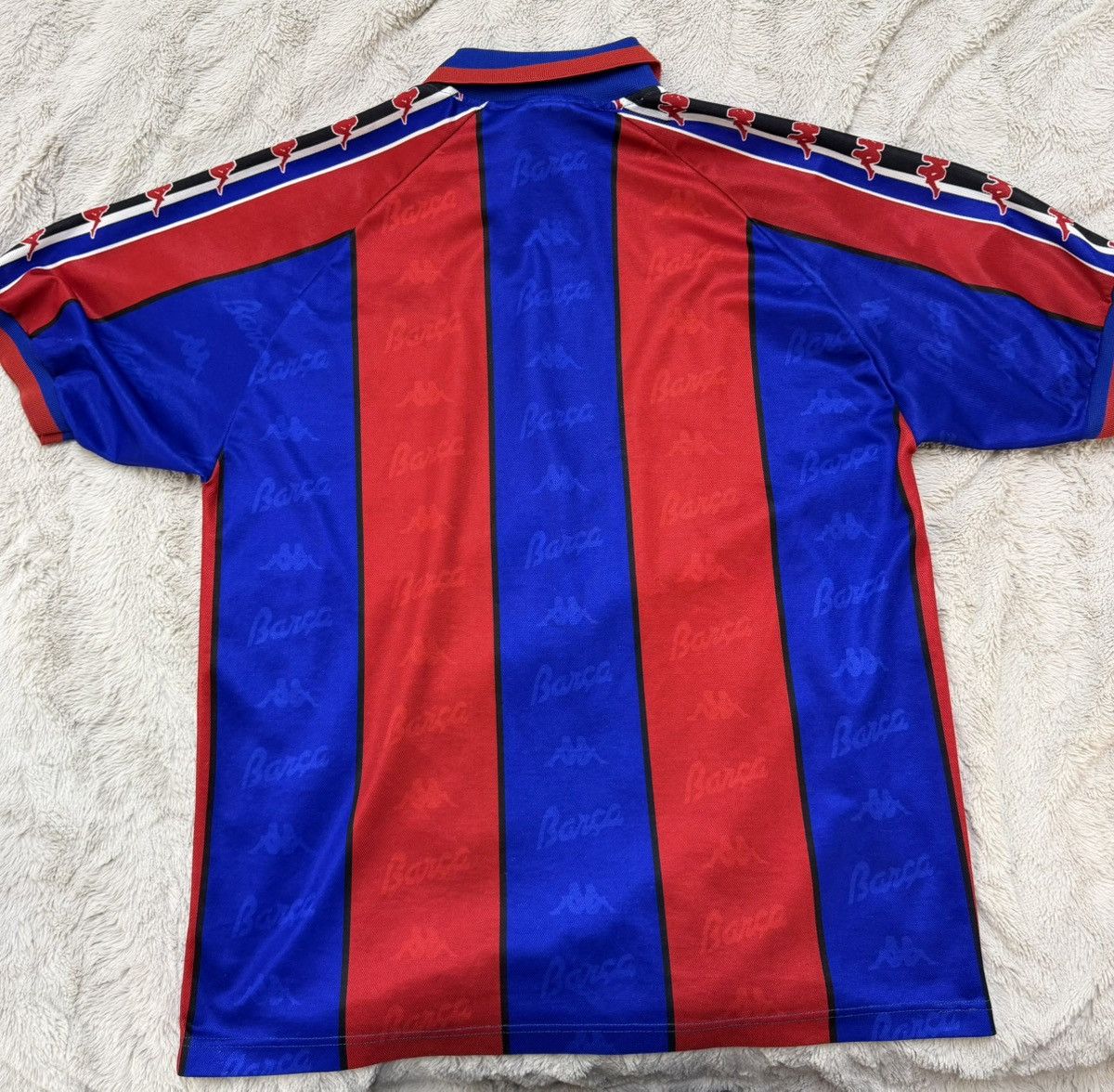 Kappa 1995-1997 F.C. Barcelona Home Jersey Size US XL / EU 56 / 4 - 2 Thumbnail