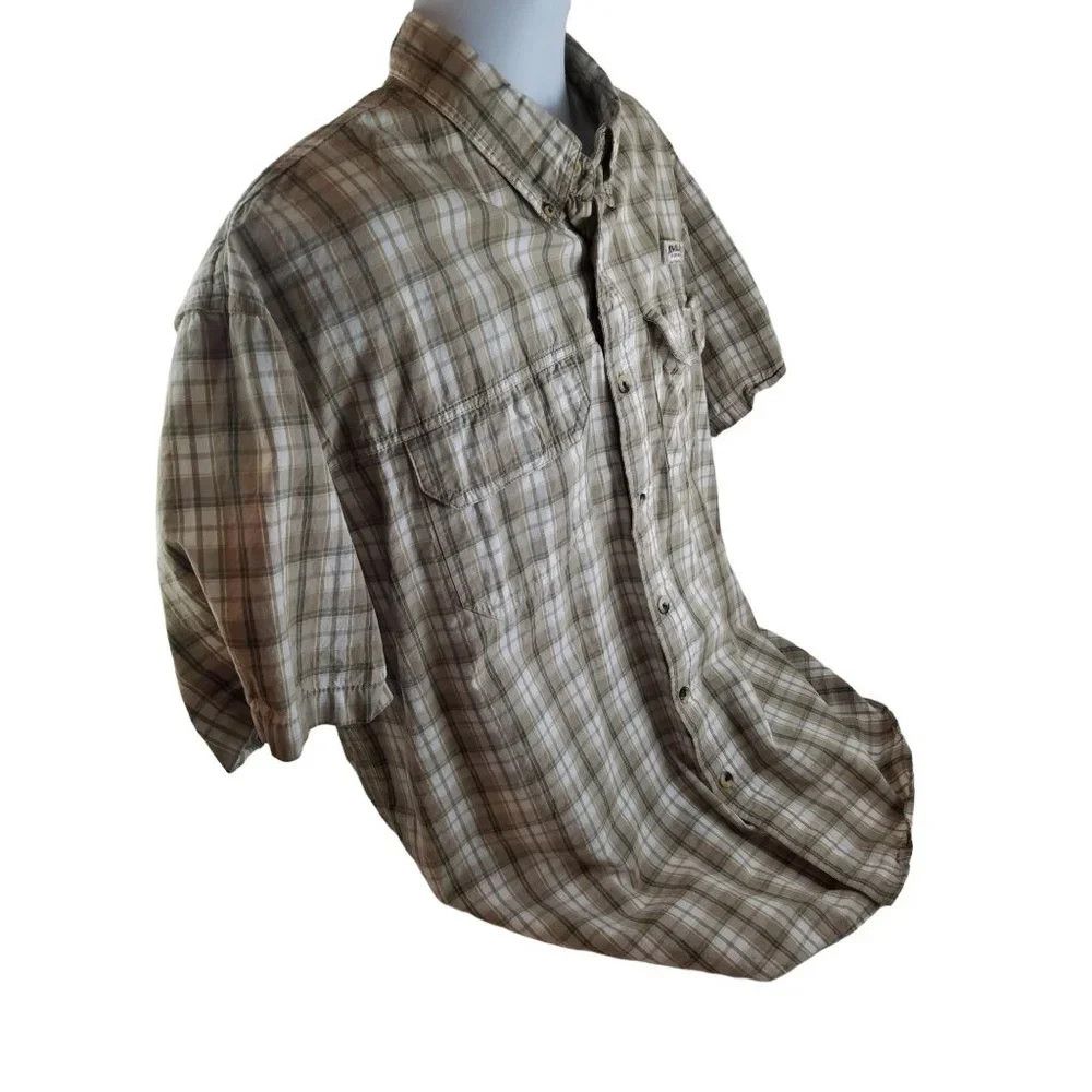Other Mens Magellan Sportswear Green Beige Plaid Vented Cotton XL Size US XL / EU 56 / 4 - 6 Thumbnail