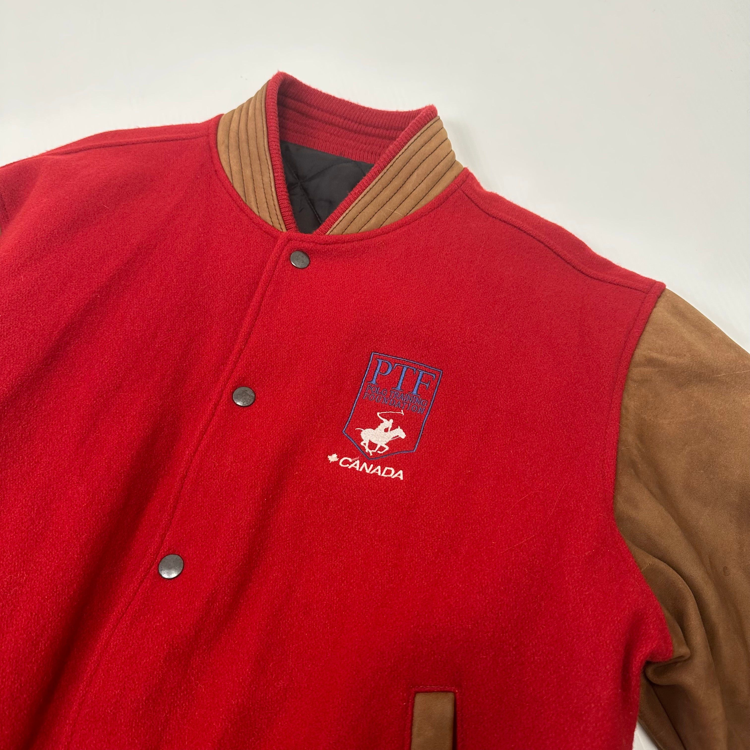 Vintage Vintage Polo Training Canada Varsity Jacket M Size US M / EU 48-50 / 2 - 4 Thumbnail