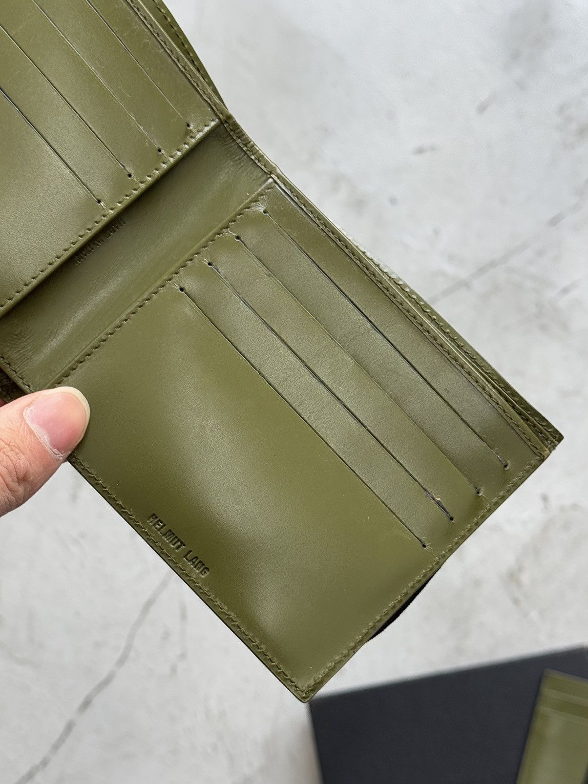 Helmut Lang ELASTIC BAND WALLET + CARD HOLDER Size ONE SIZE - 8 Thumbnail