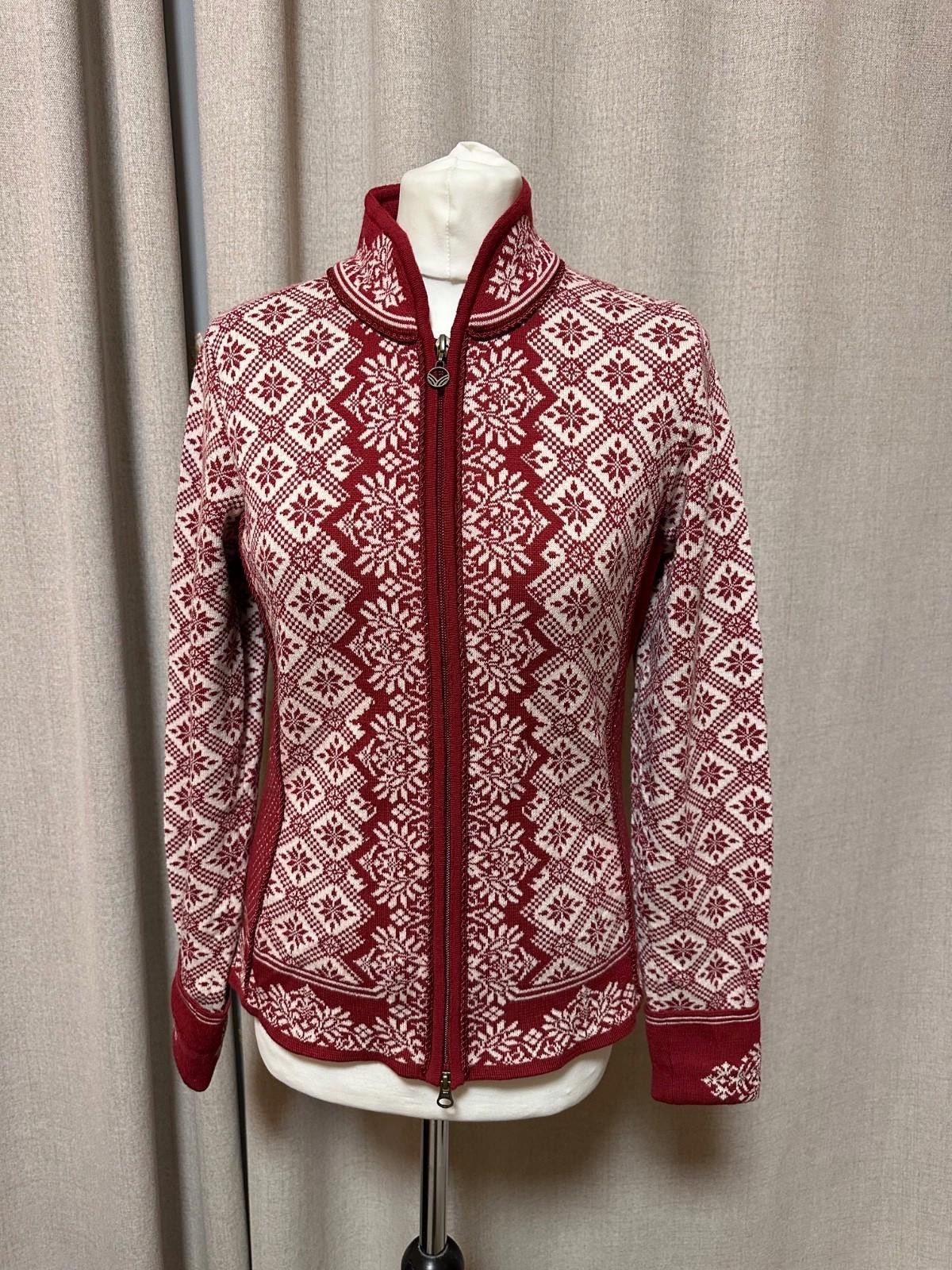 Dale of Norway Christiania Merino Wool Cardigan Sweater Sz M