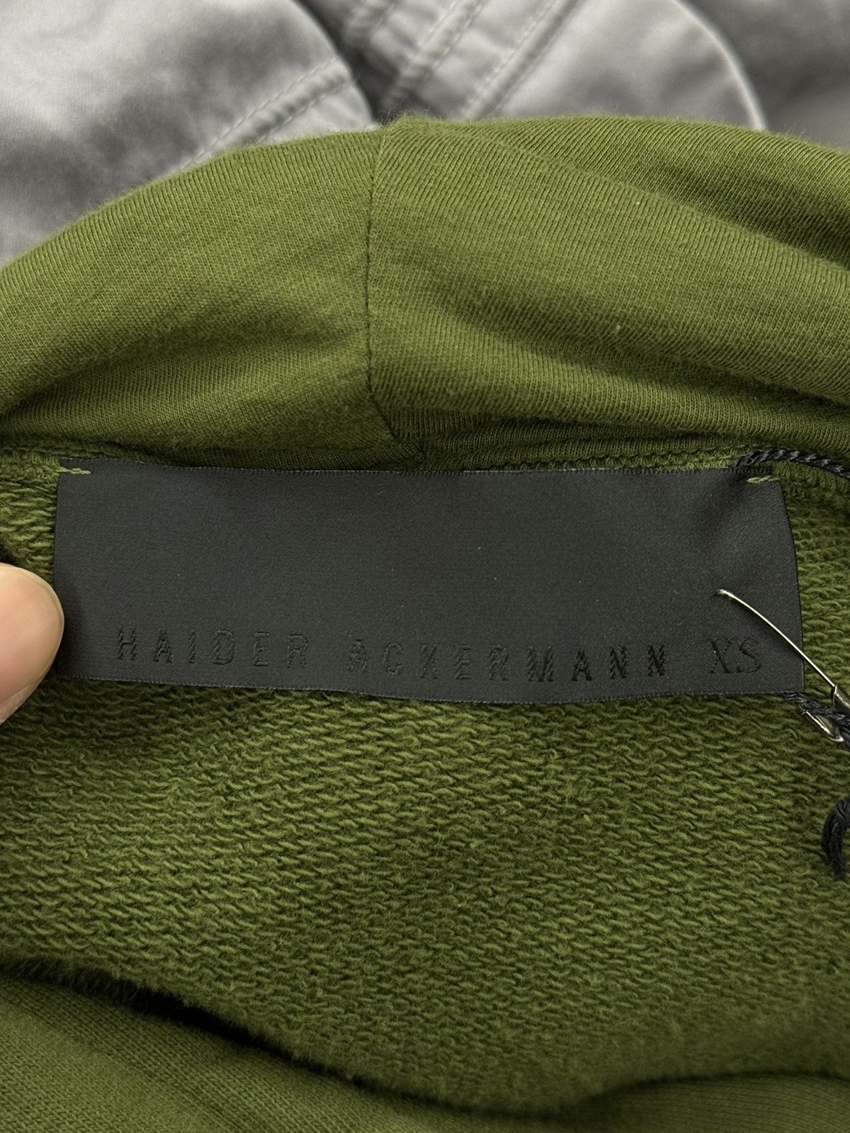Haider Ackermann Haider Ackermann Green Perth Now or Never Hoodie Size US XS / EU 42 / 0 - 3 Thumbnail