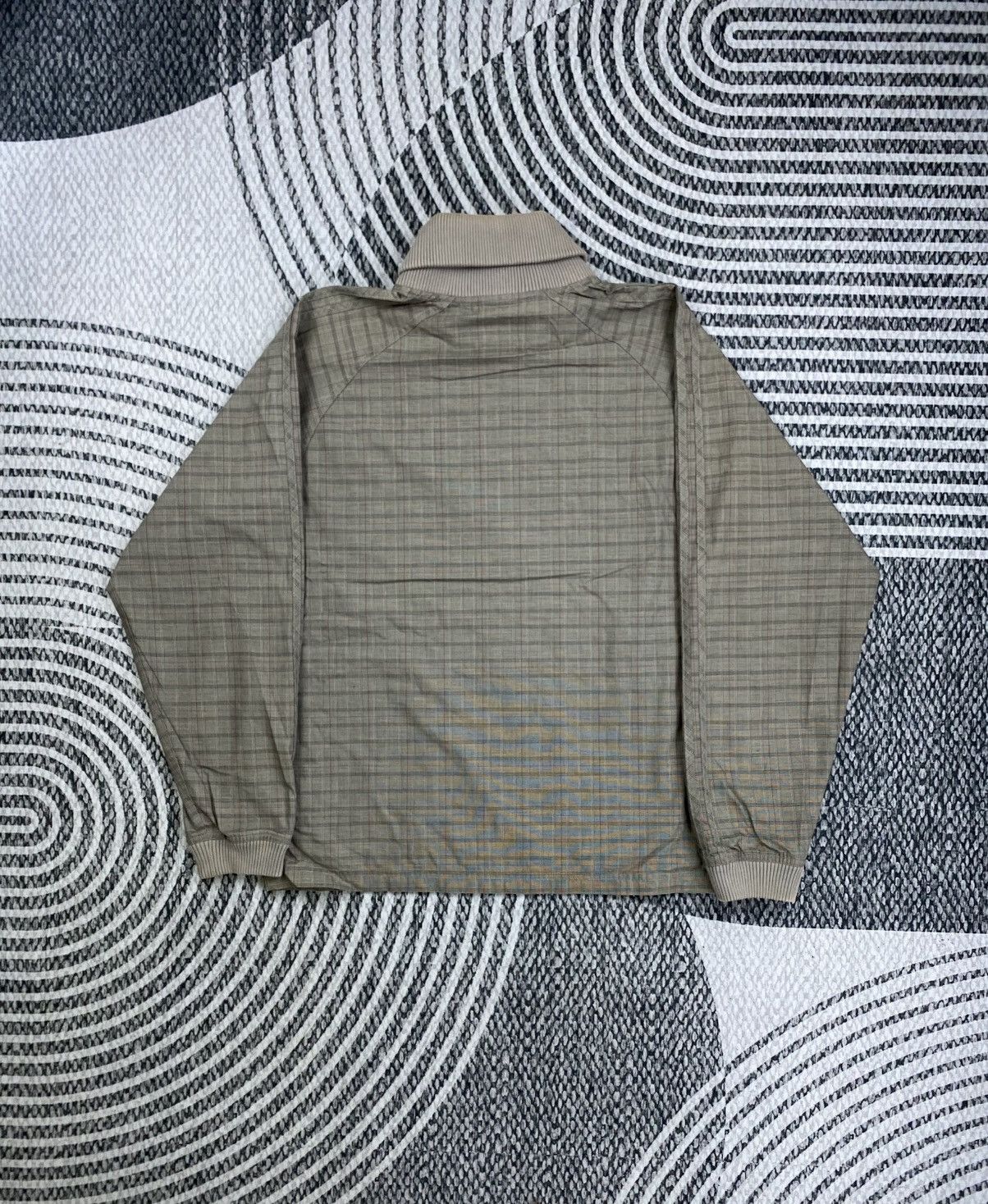 Adidas Adidas Climaproof Beige Plaid Zipper Jacket Size US M / EU 48-50 / 2 - 2 Thumbnail
