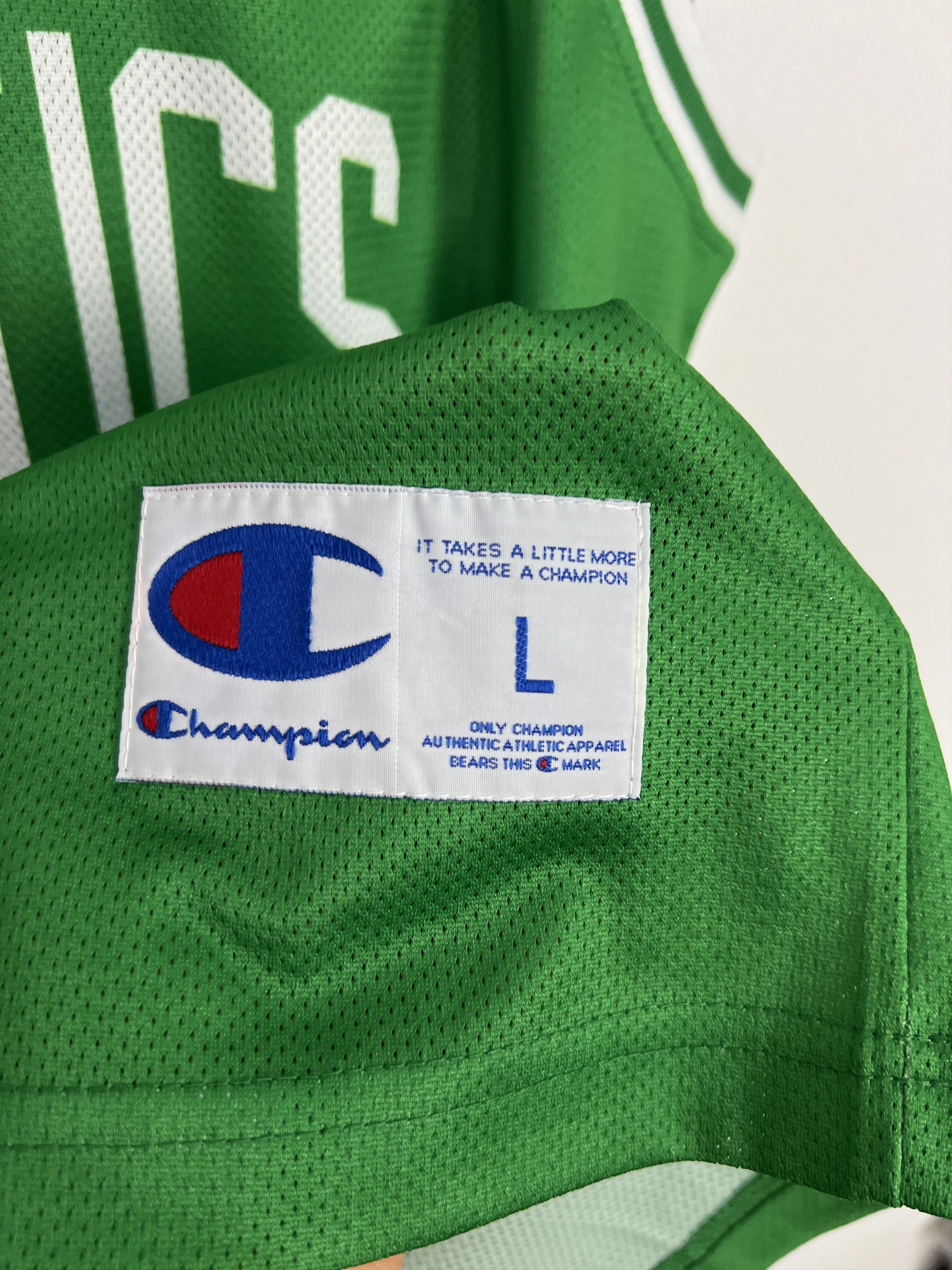 Champion Vintage 90's Garnett Boston Celtics NBA Jersey Trikot Rare Size US L / EU 52-54 / 3 - 4 Thumbnail
